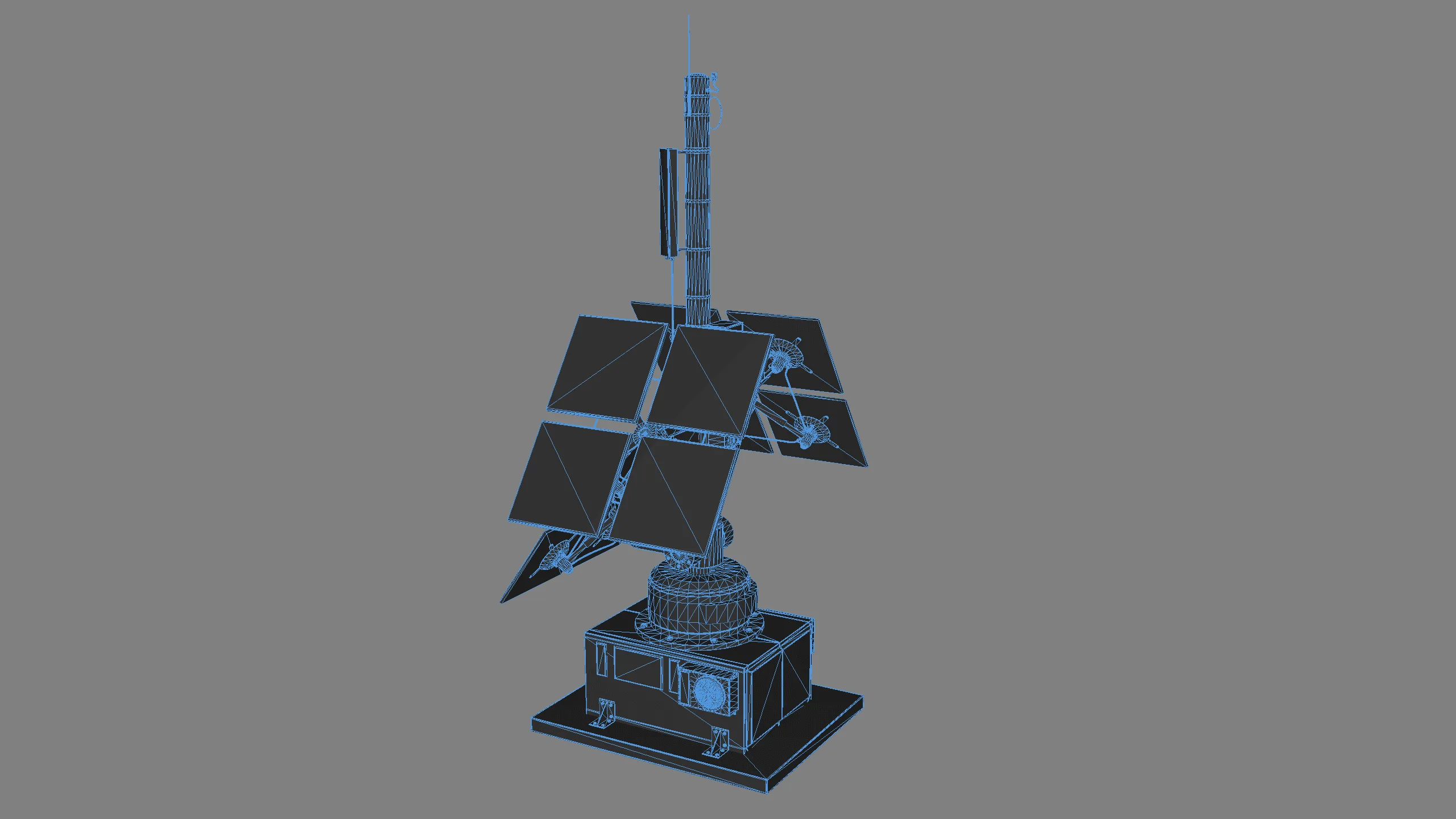 Solar Panel model Low-poly 3D model