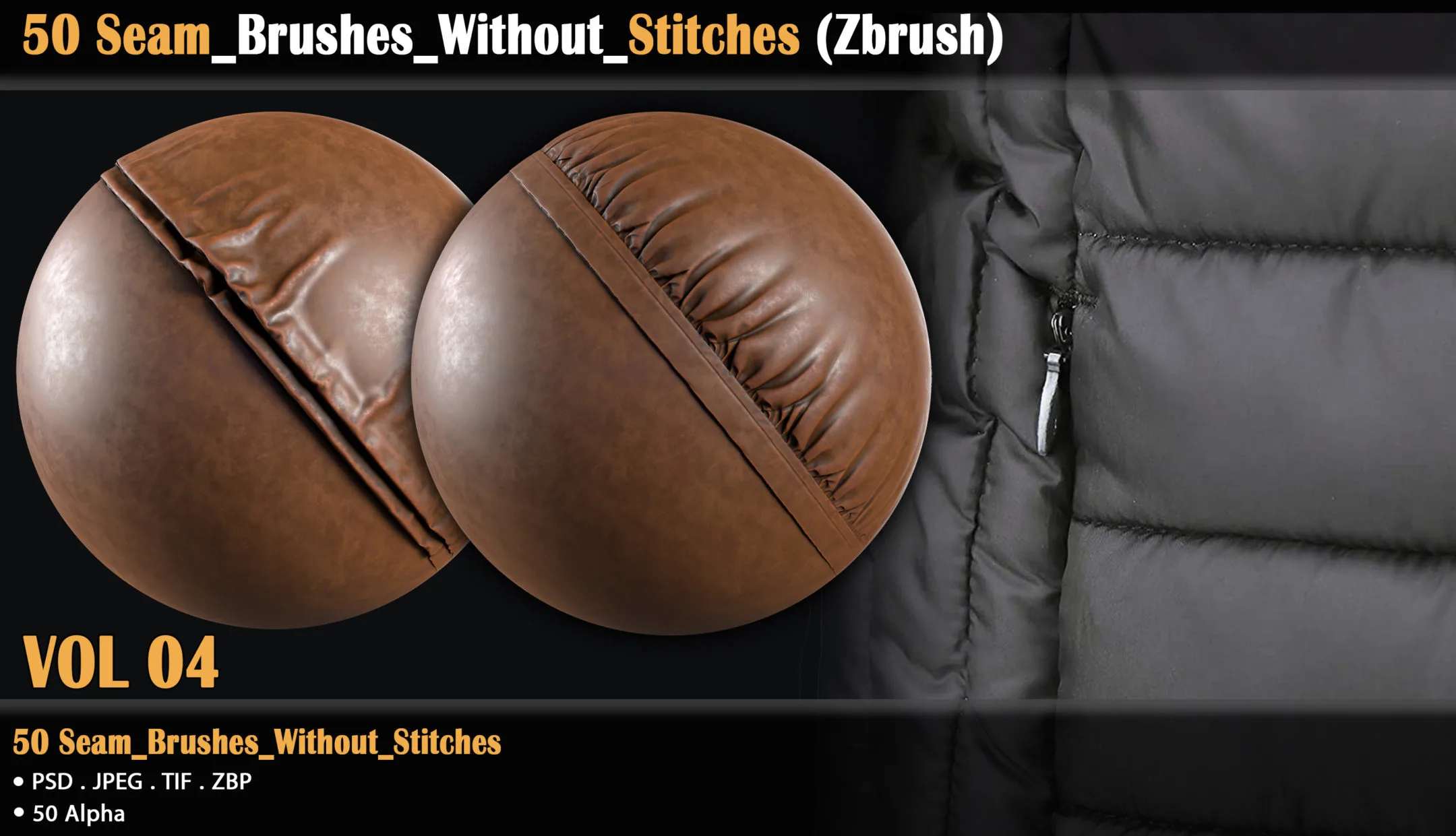 50 Seam_Brushes_Without_Stitches/Zbrush (VOL 04)