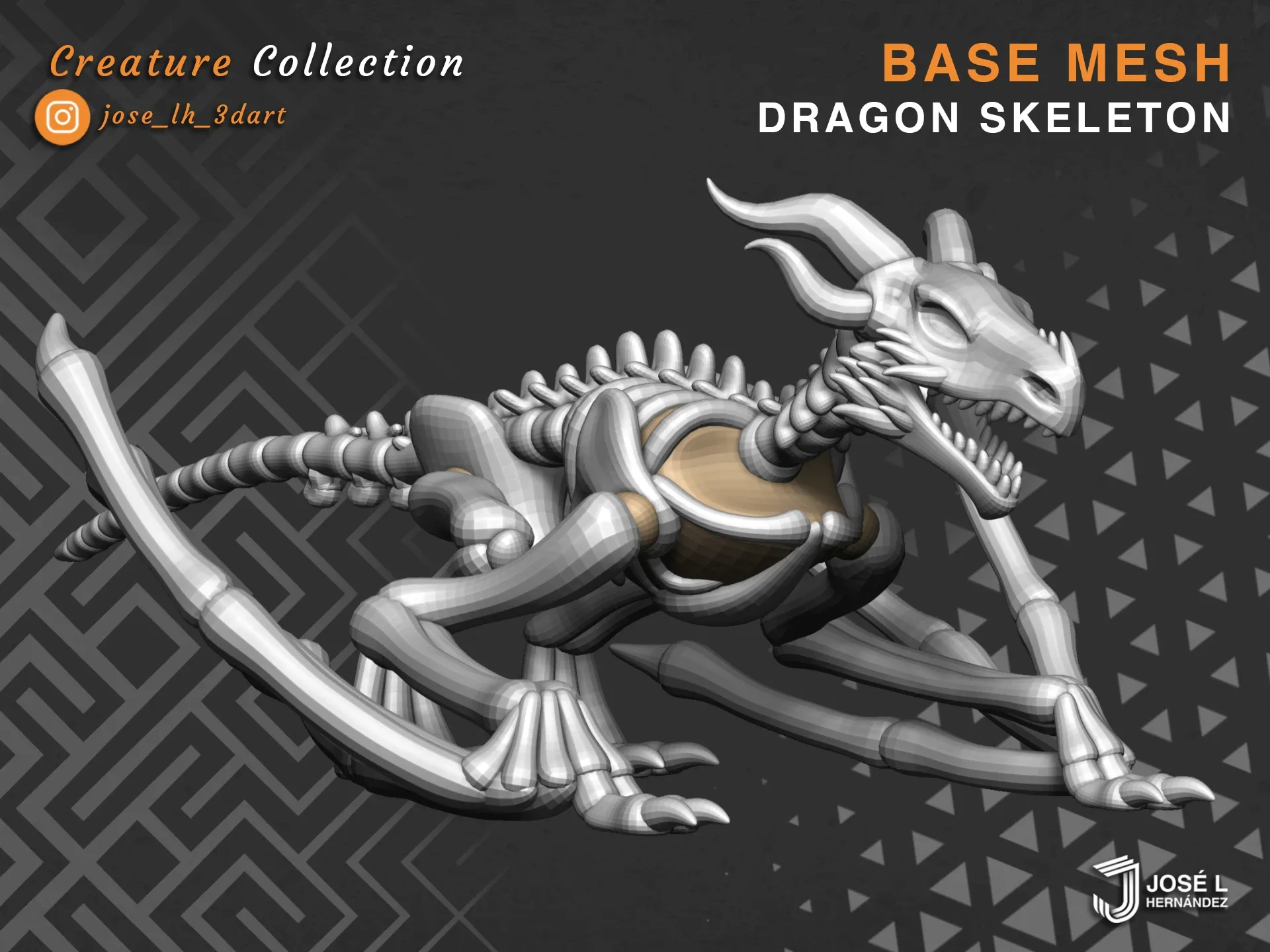 BaseMesh - Dragon Skeleton