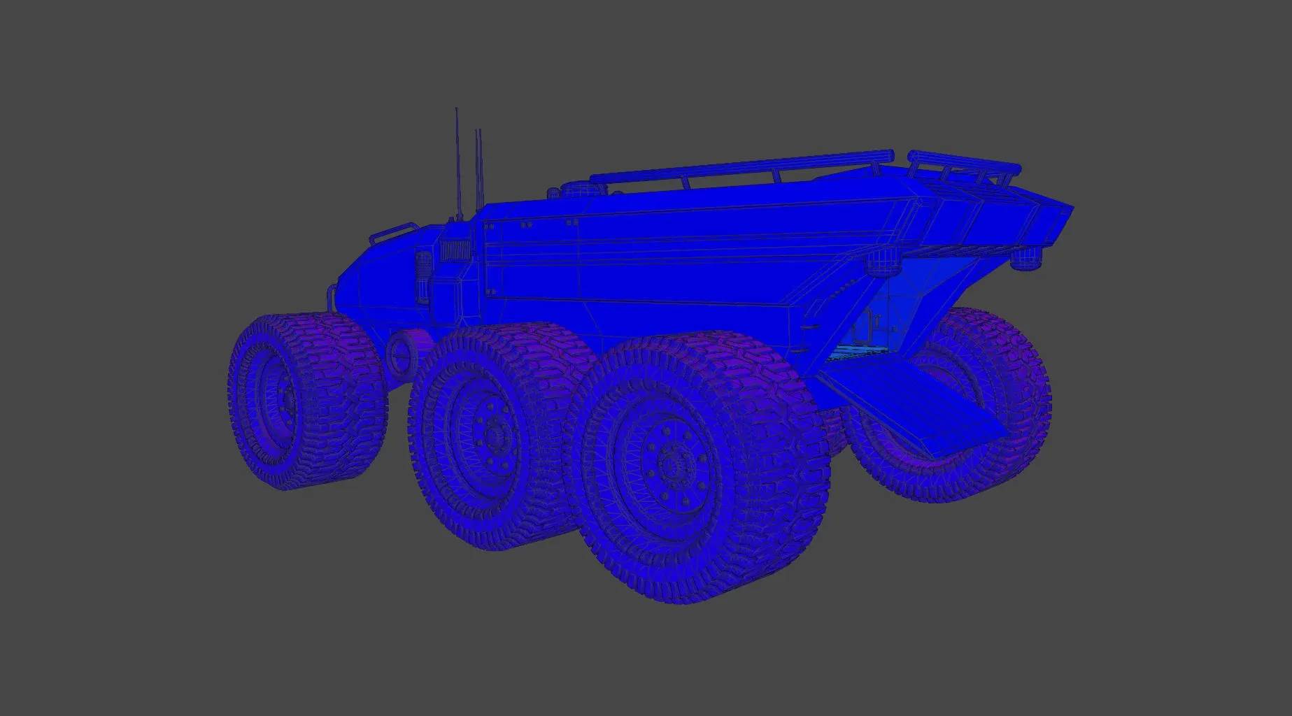 Technical Vehicle transporter Source Files Attached 8K Textures