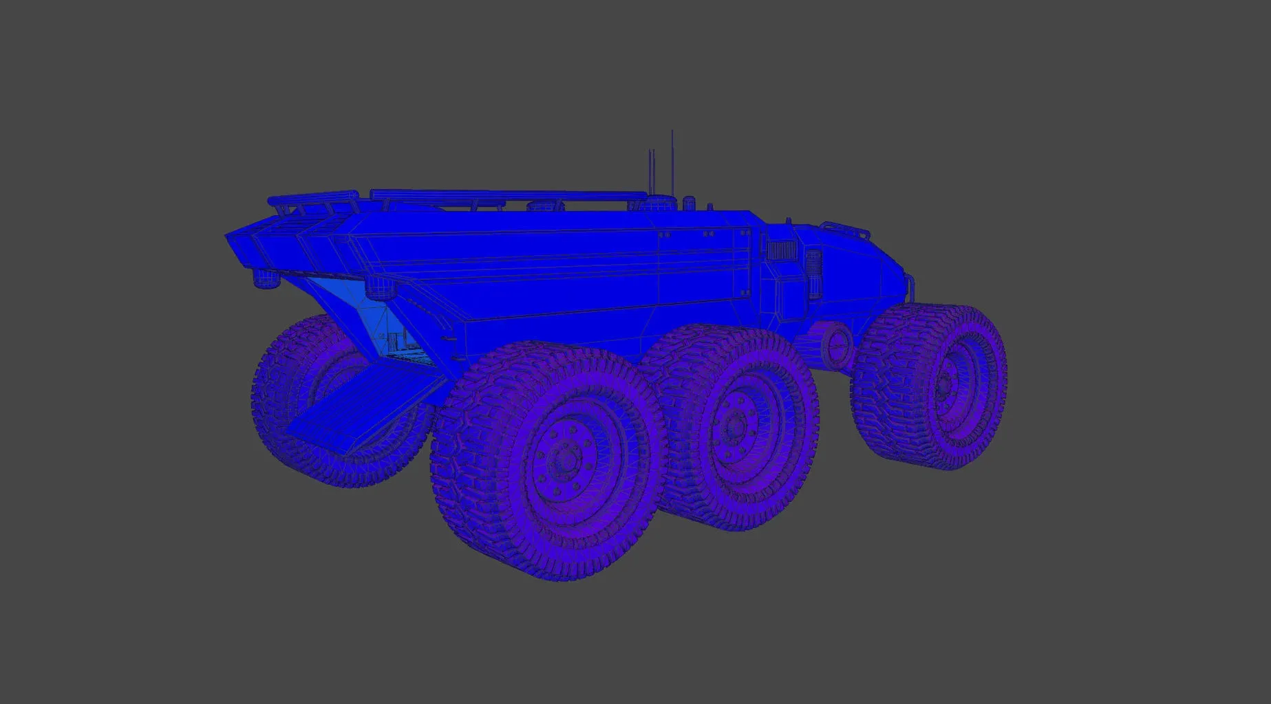 Technical Vehicle transporter Source Files Attached 8K Textures