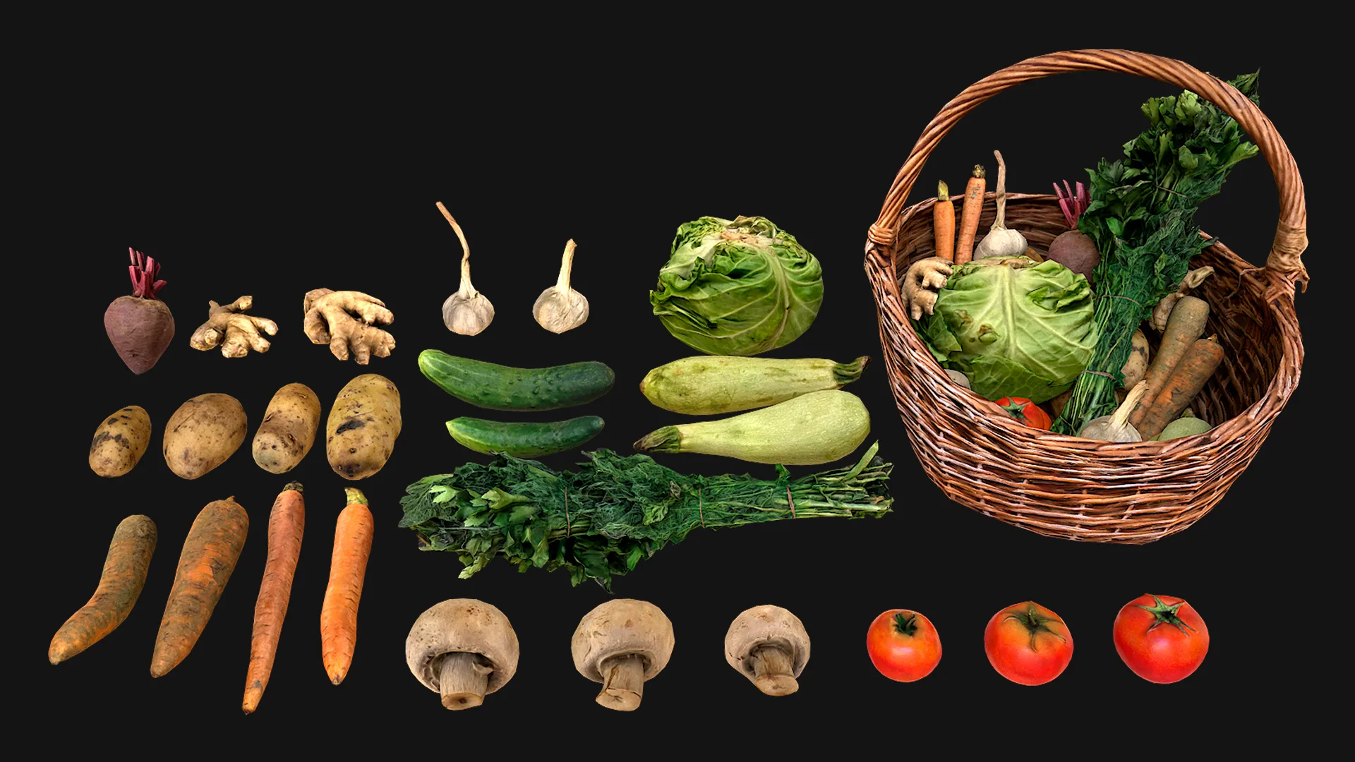 Fruits and Vegetables Collection