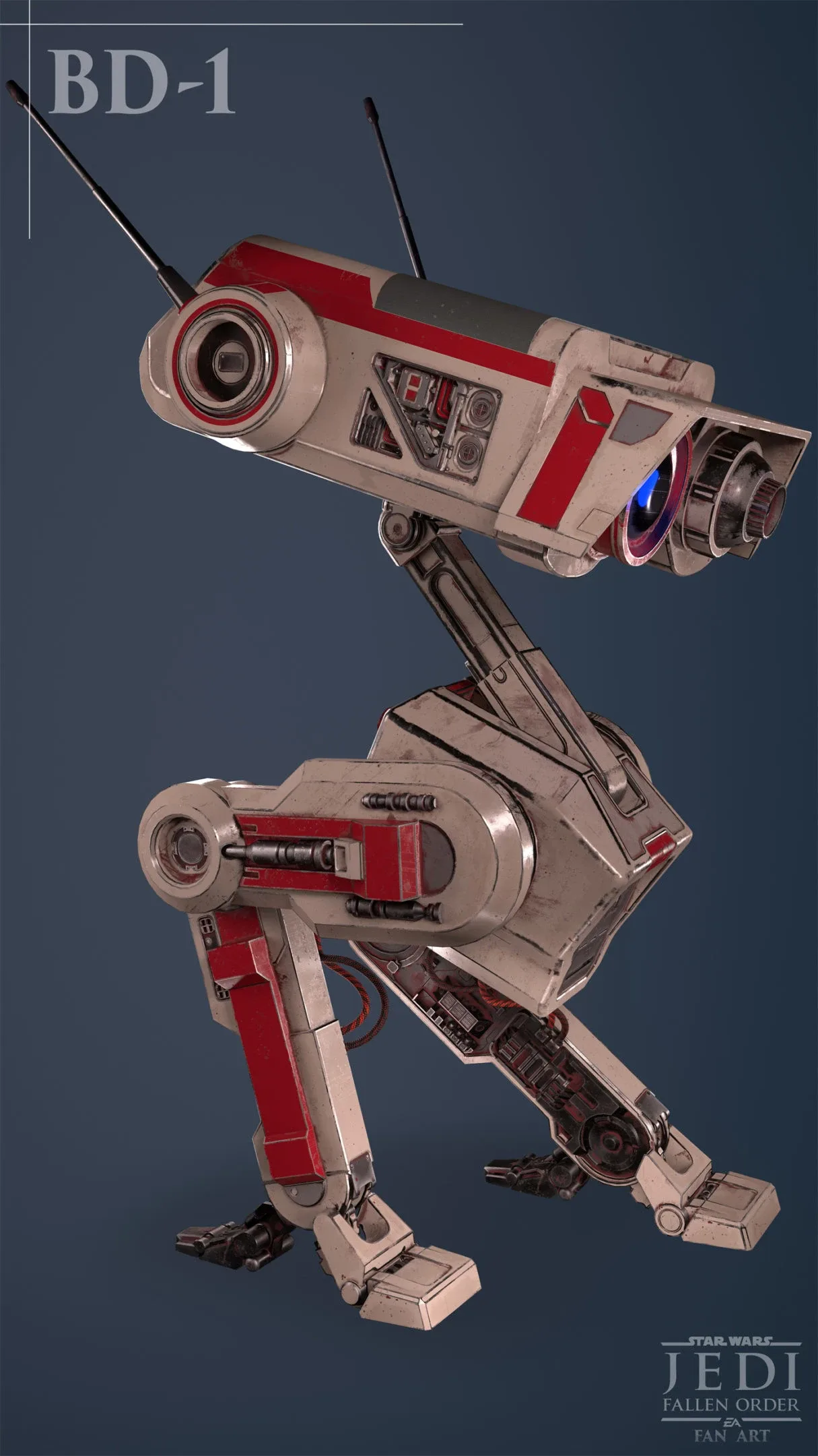 BD-1 Model ready to animate or print