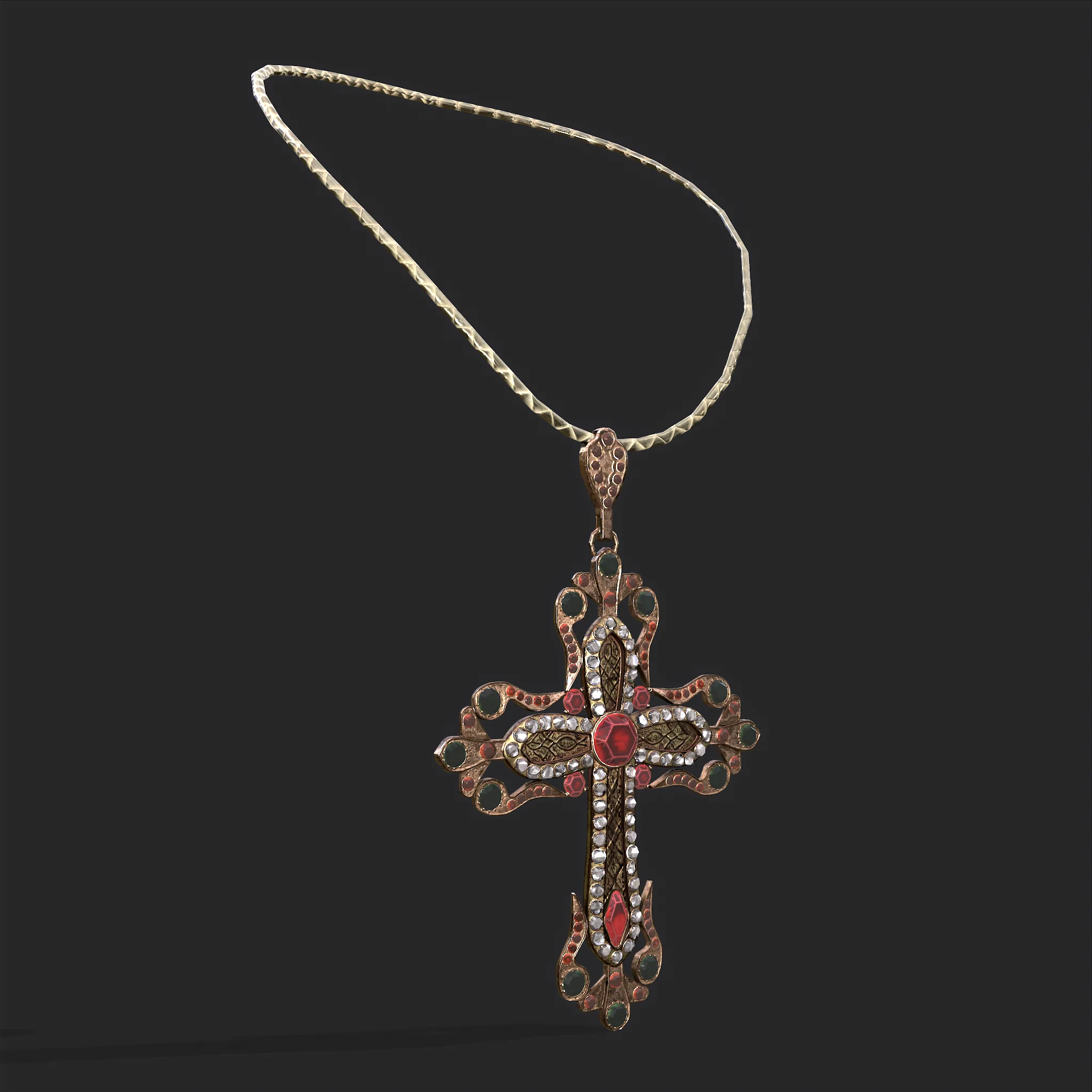 Medieval Cross Pendant