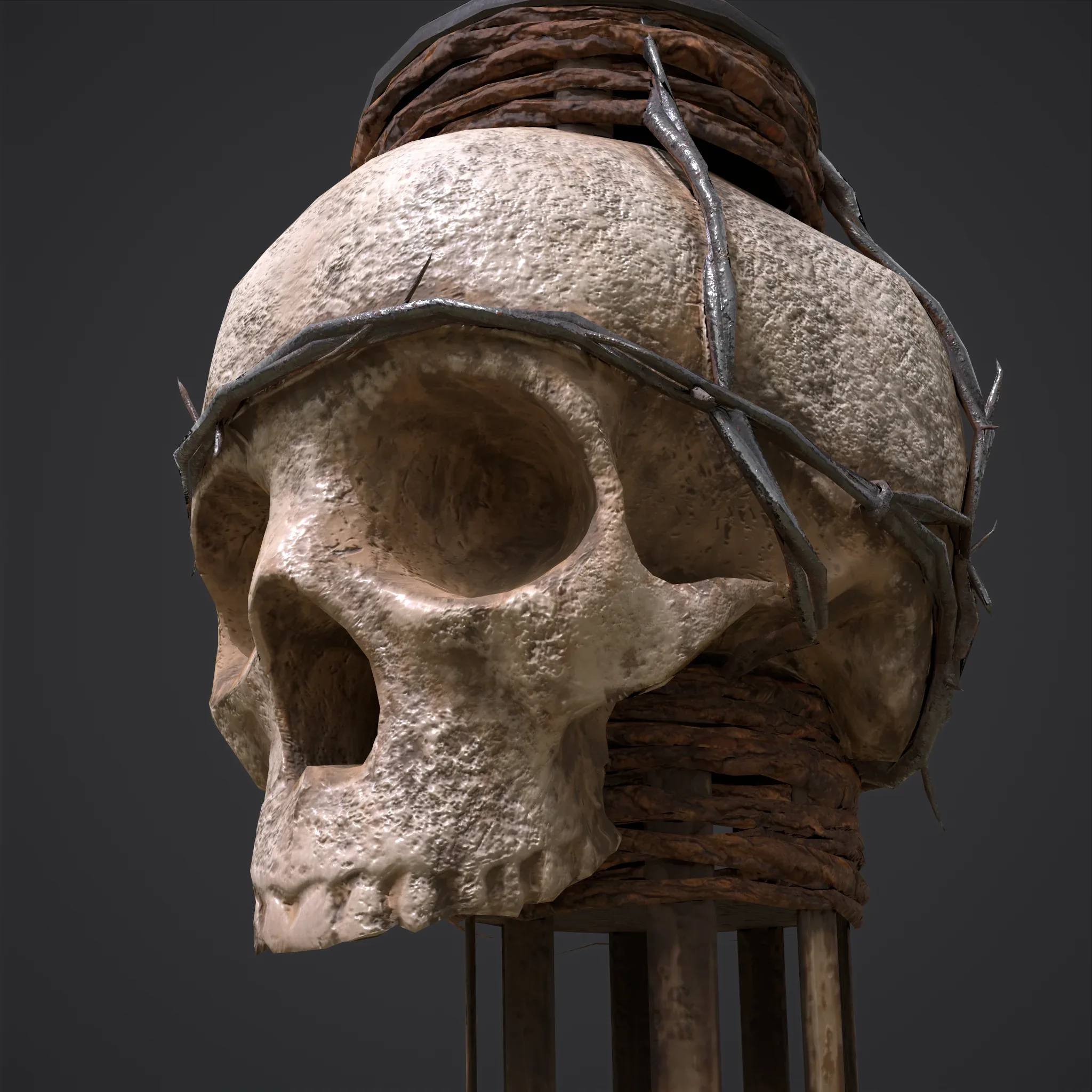 Skull Torch