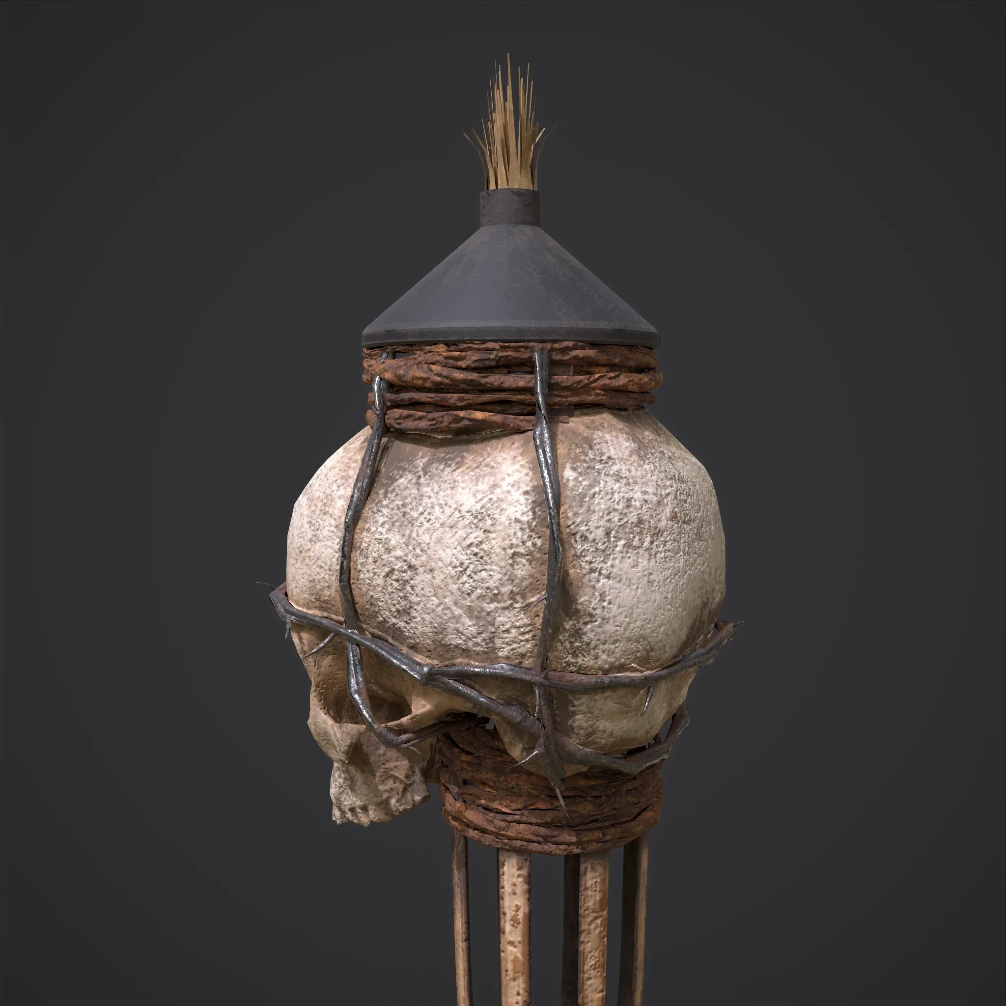 Skull Torch
