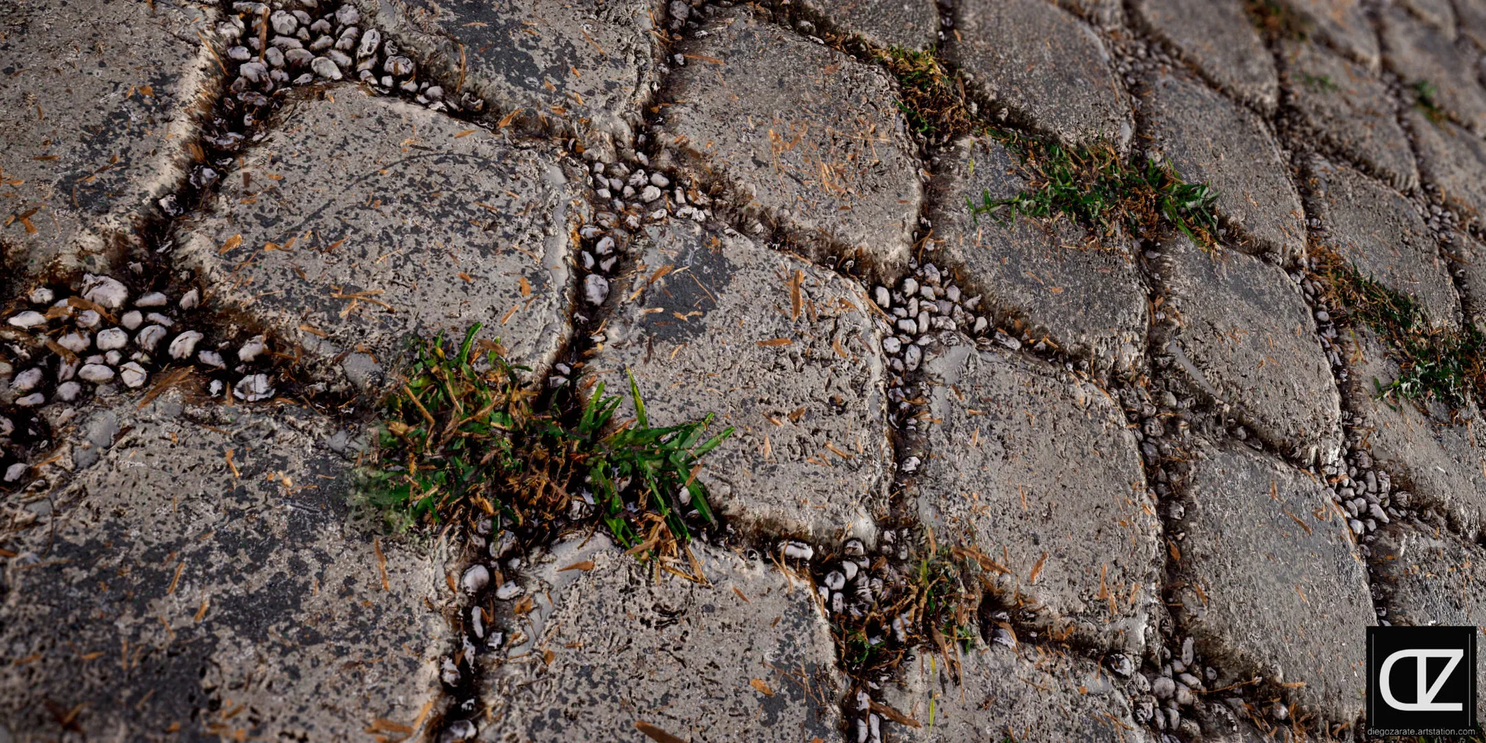 PBR - flagstones floor - 4K MATERIAL