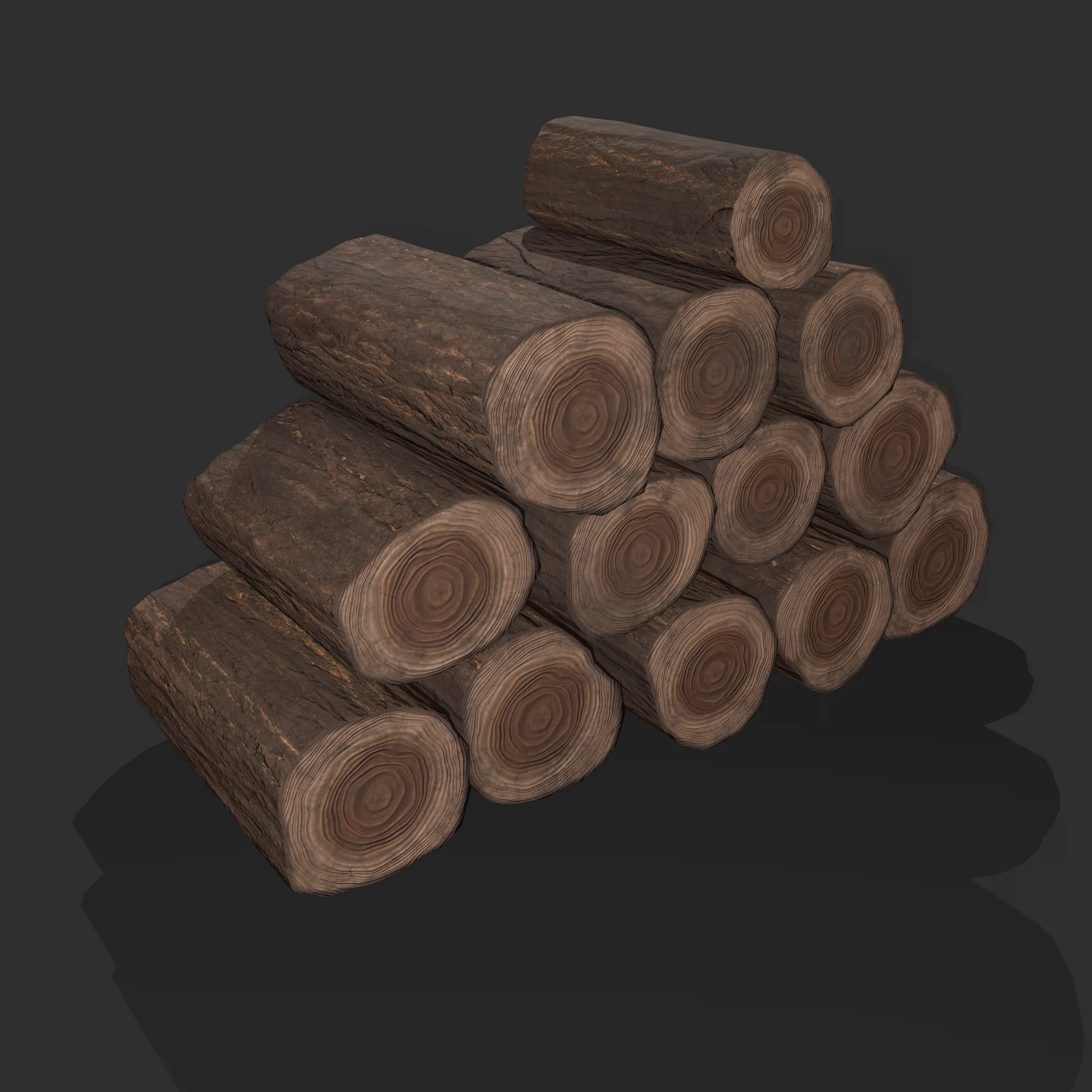 Wood Logs Stack