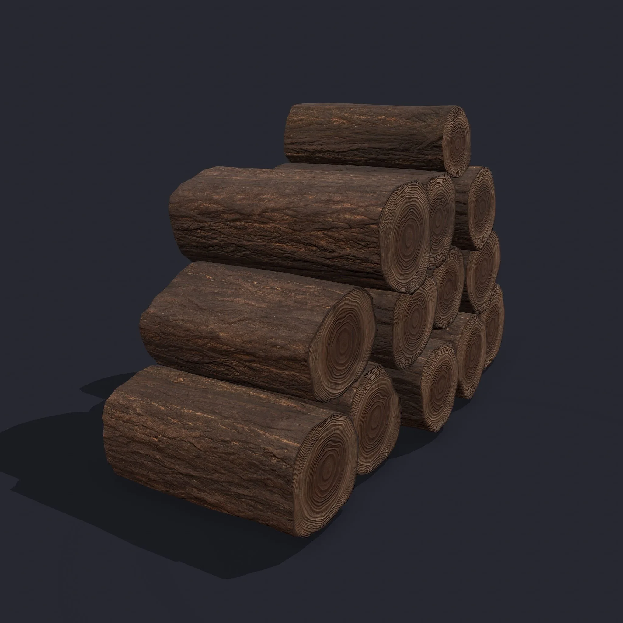 Wood Logs Stack