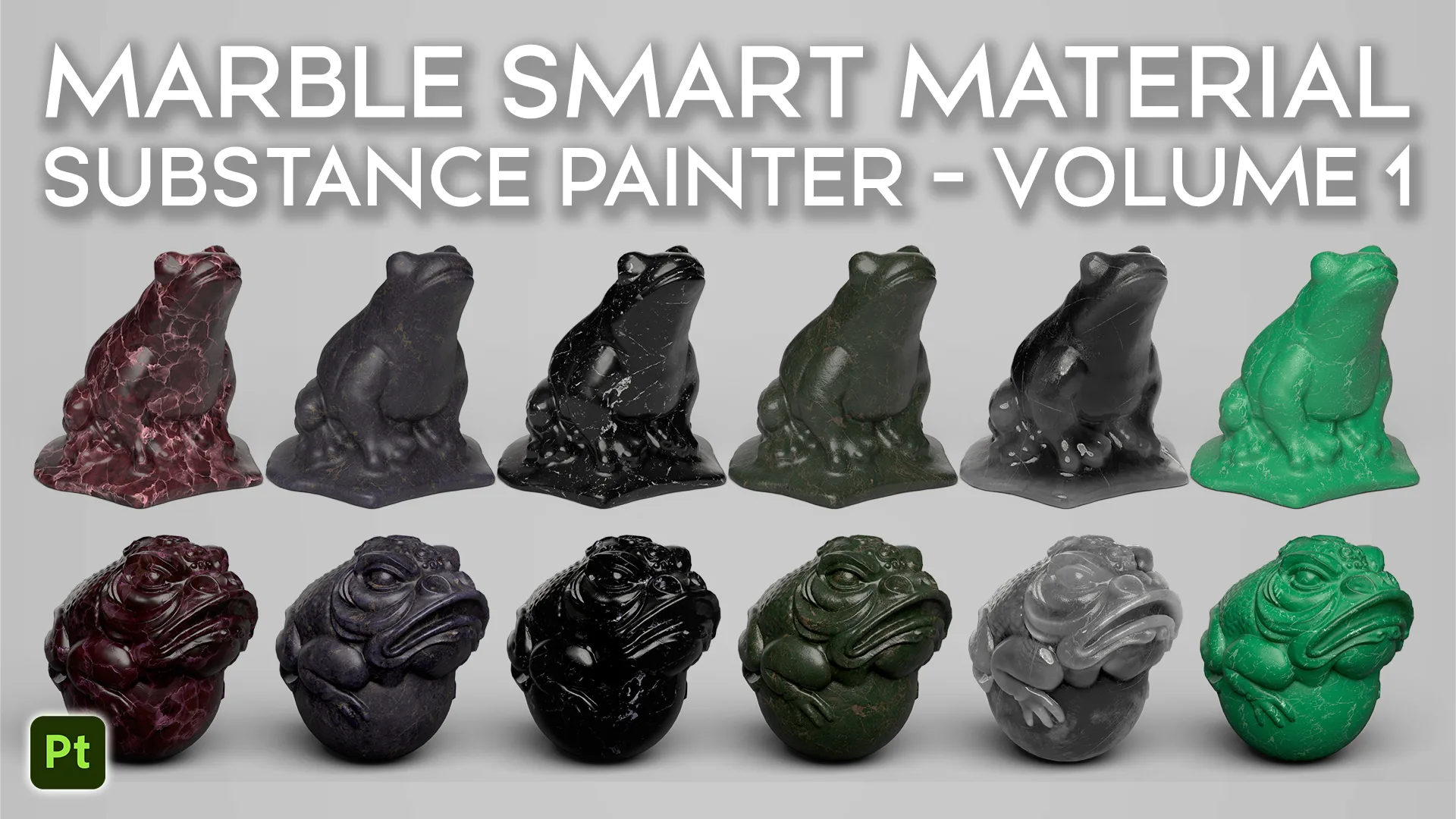 Marble Smart Material - Substance Painter - Volume 1