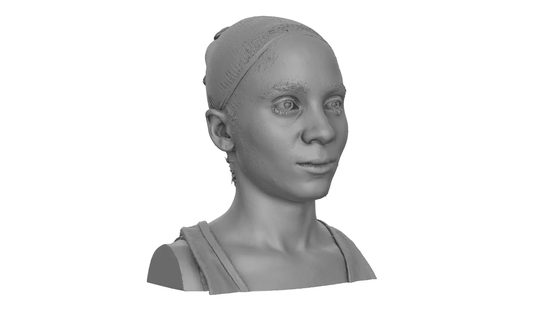 Raw Head Scan | 3D Model Aisha Bonobo