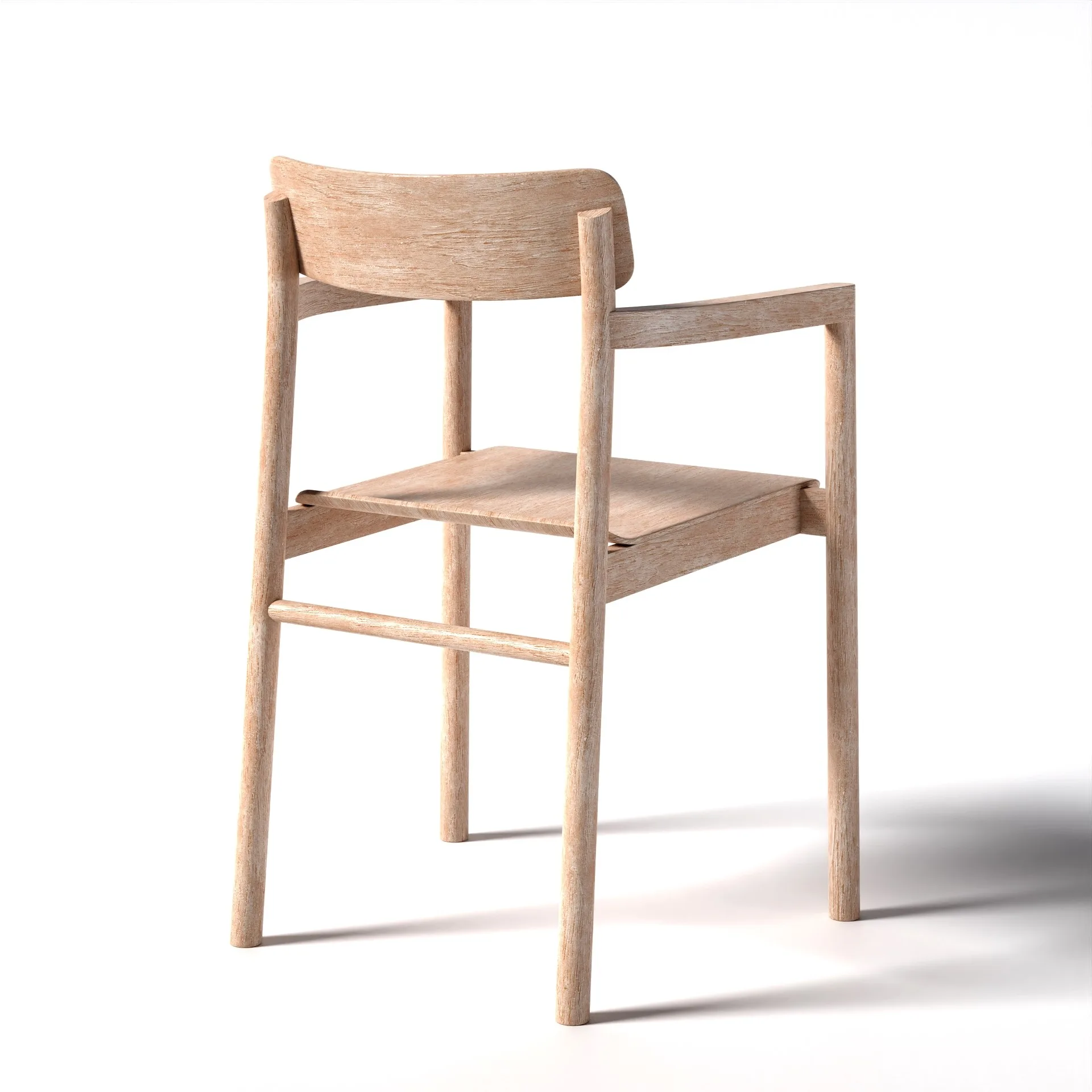 3 model of Fredericia Post Chair by PBRSH