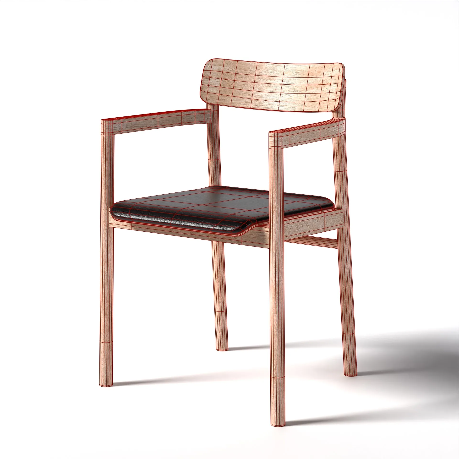 3 model of Fredericia Post Chair by PBRSH