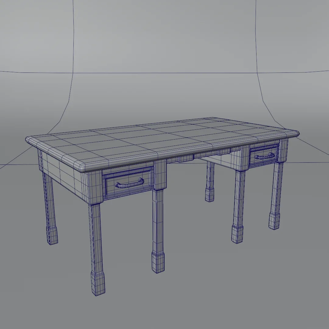 Old Wood Table - Model PBR