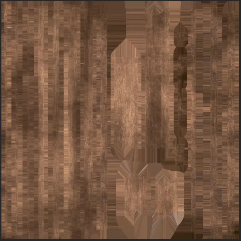 Wood Spiral Staircase PBR Model
