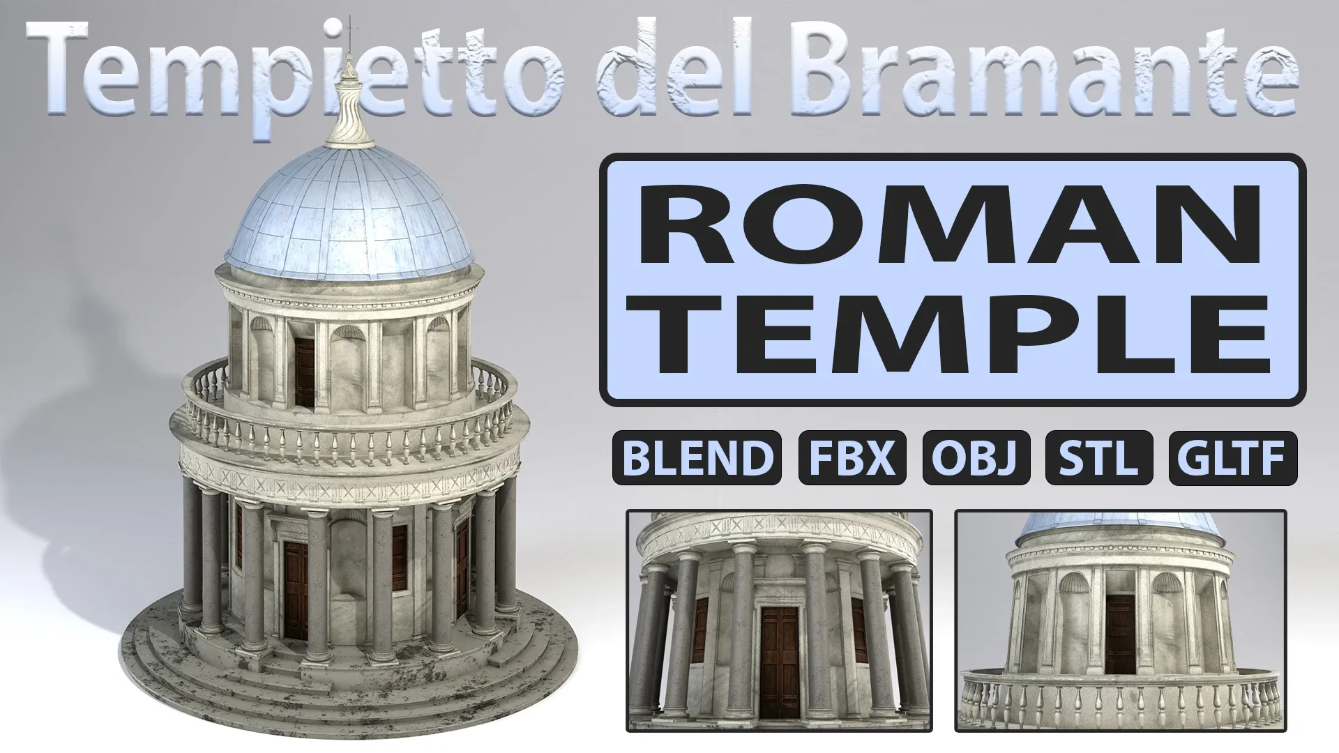 Roman temple "Tempietto del Bramante"