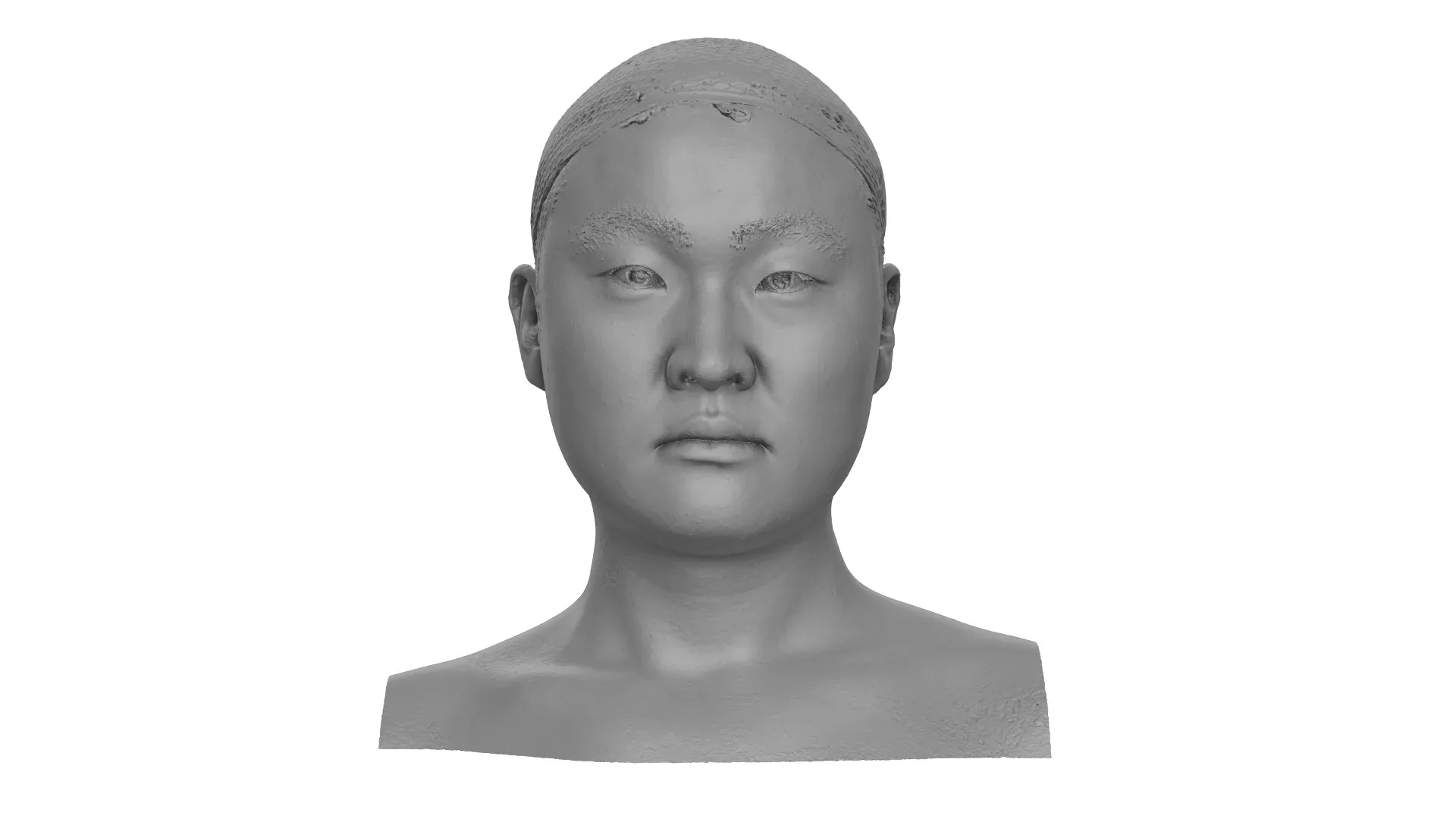 Raw Head Scan | 3D Model Dokuro Konyo