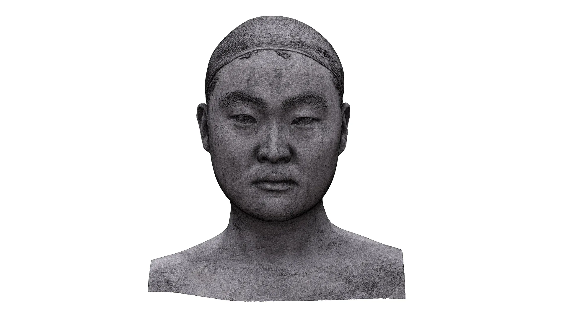 Raw Head Scan | 3D Model Dokuro Konyo