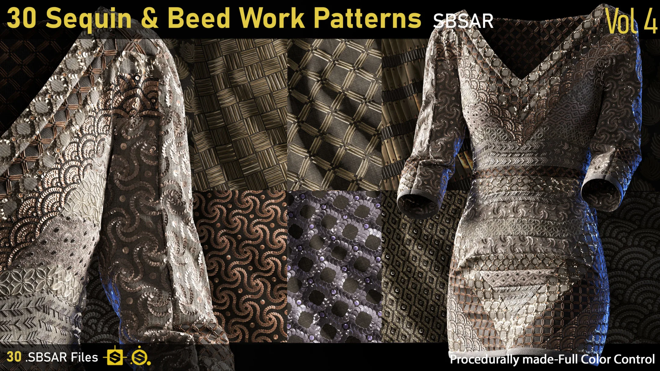 30 Sequin & Beed Work patterns-Vol4-SBSAR