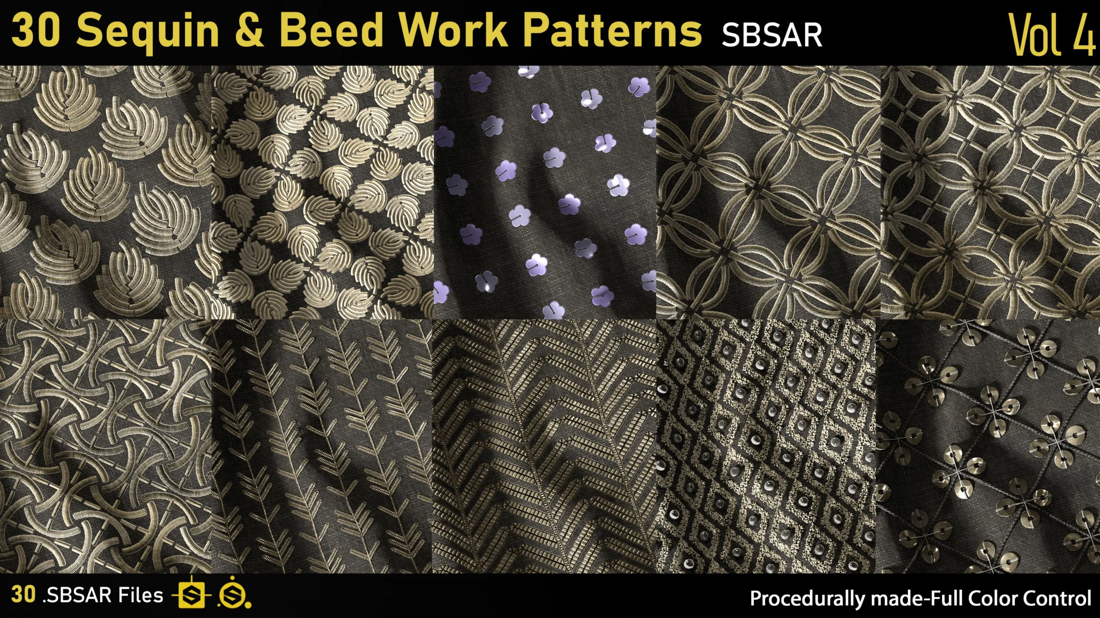 30 Sequin & Beed Work patterns-Vol4-SBSAR