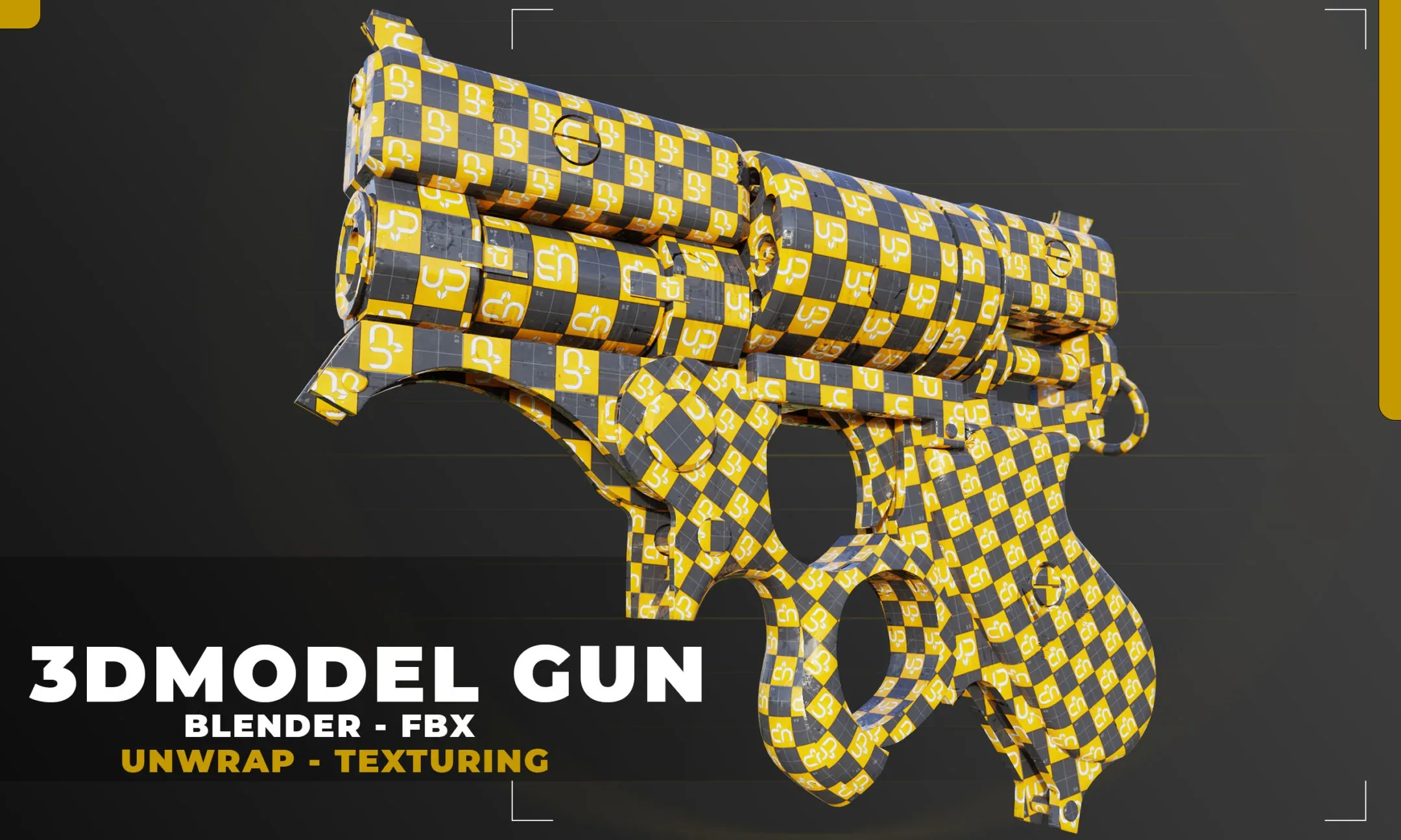 GUN 3DMODEL AND TEXTURE