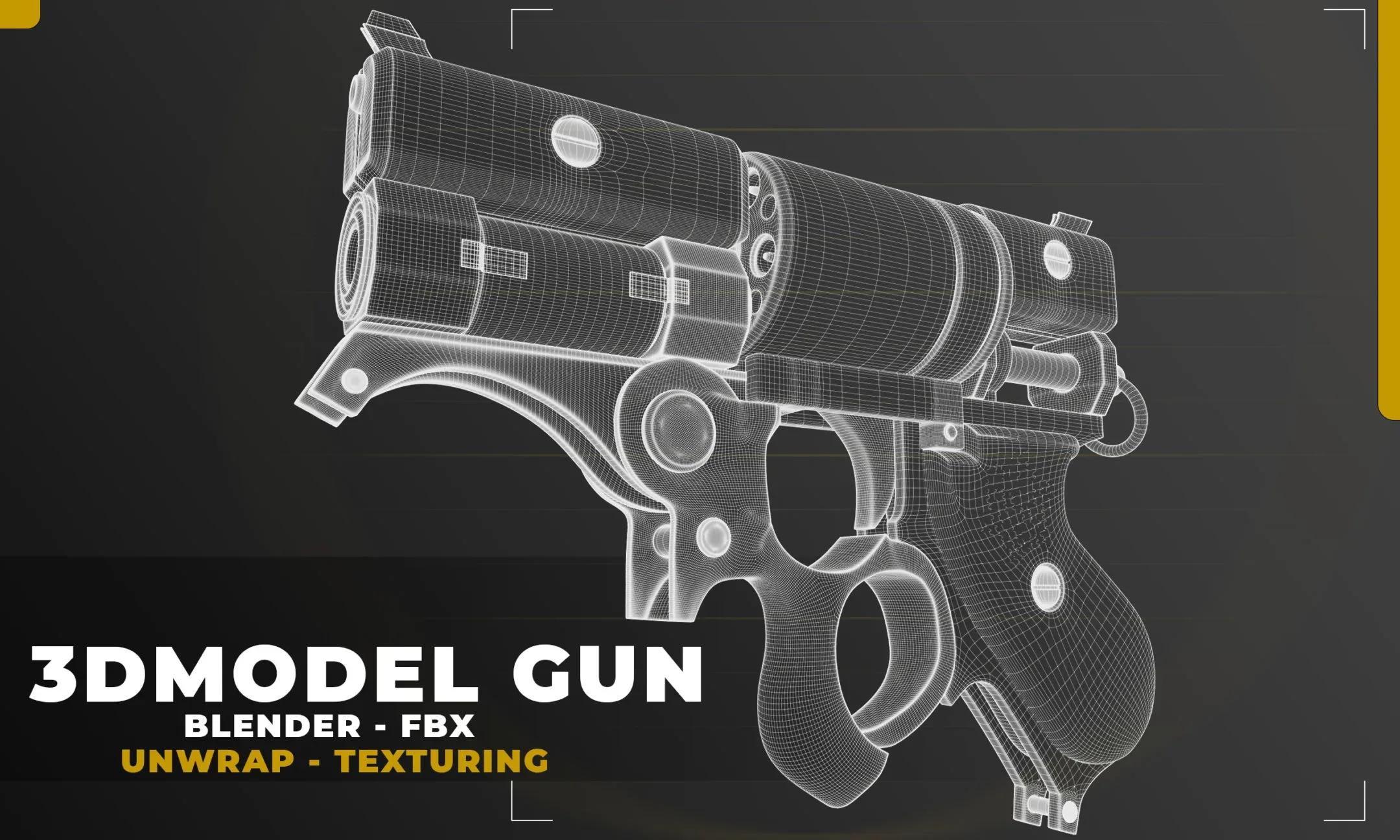 GUN 3DMODEL AND TEXTURE