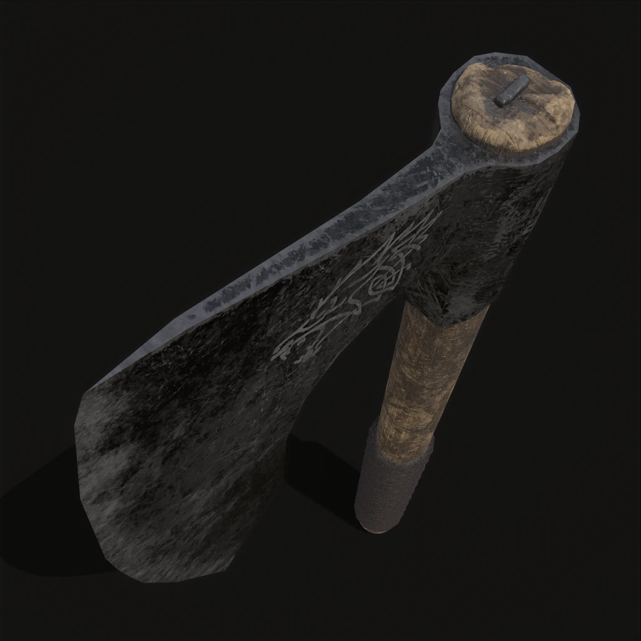 Bearded Viking War Axe