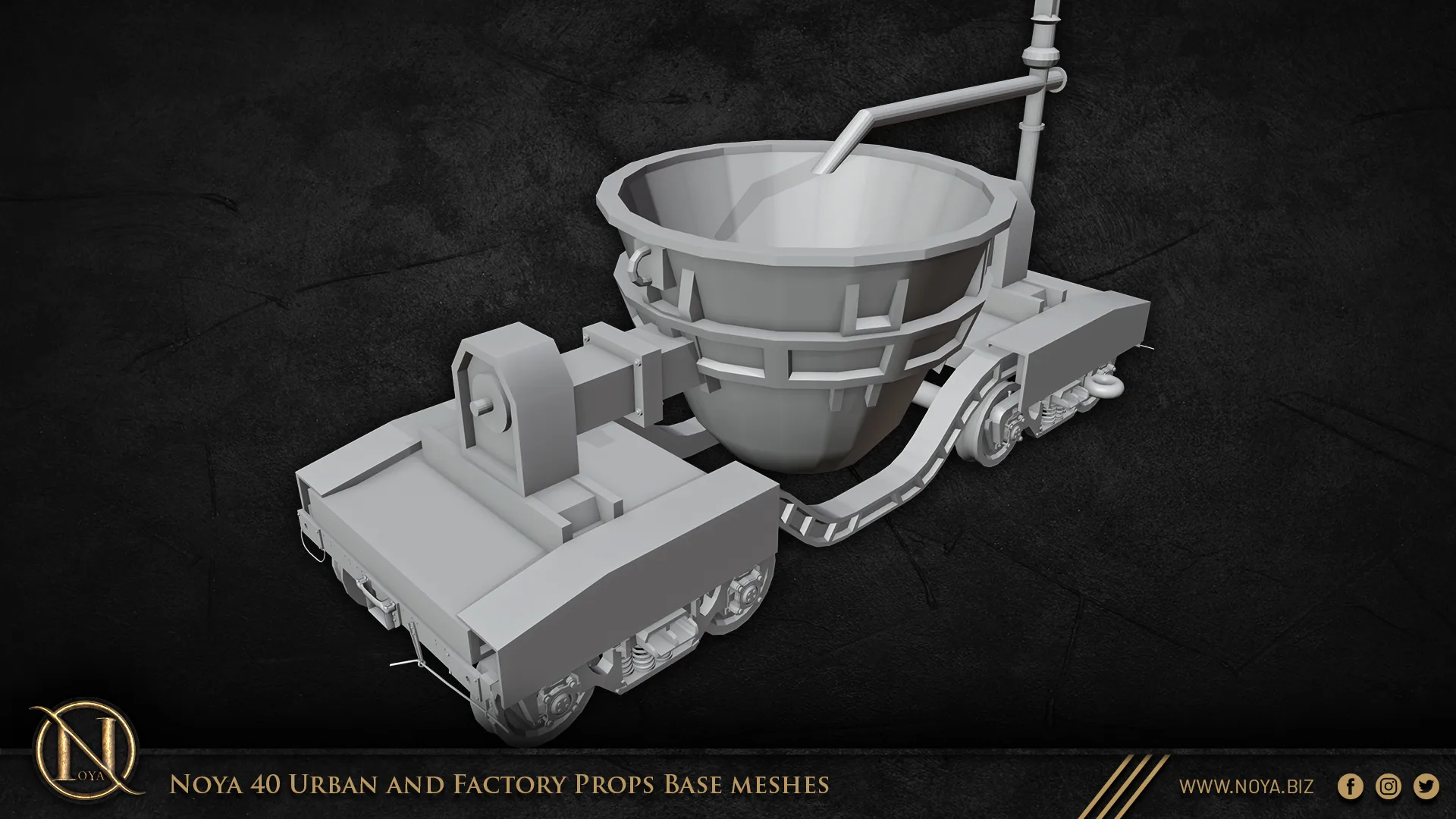 Noya 40 Urban and Factory Props Base meshes v2