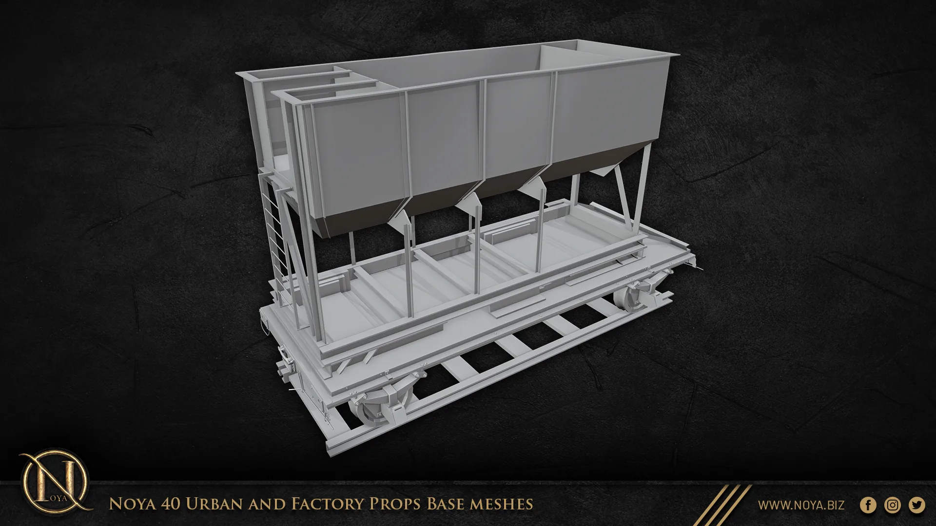 Noya 40 Urban and Factory Props Base meshes v2