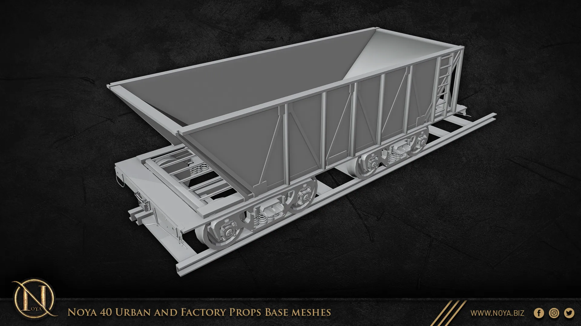 Noya 40 Urban and Factory Props Base meshes v2