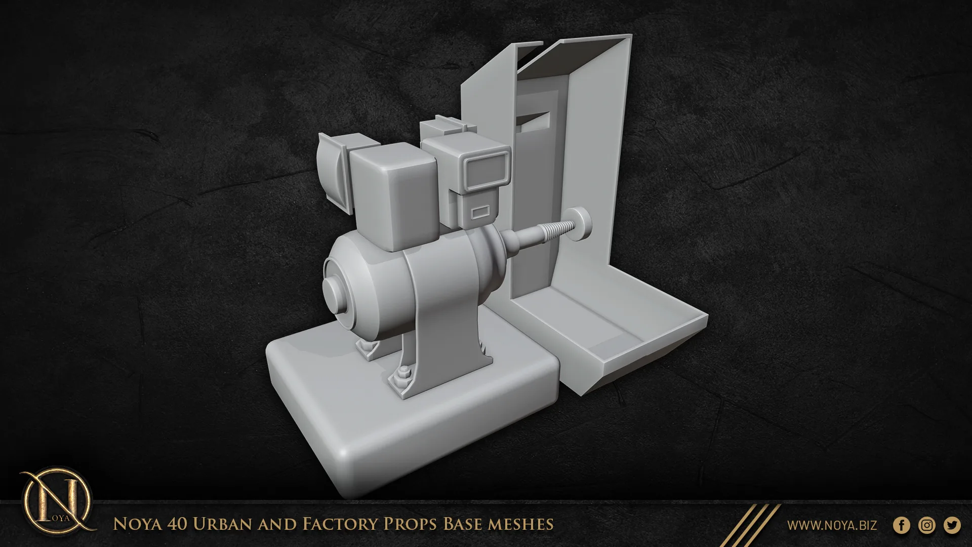 Noya 40 Urban and Factory Props Base meshes v2