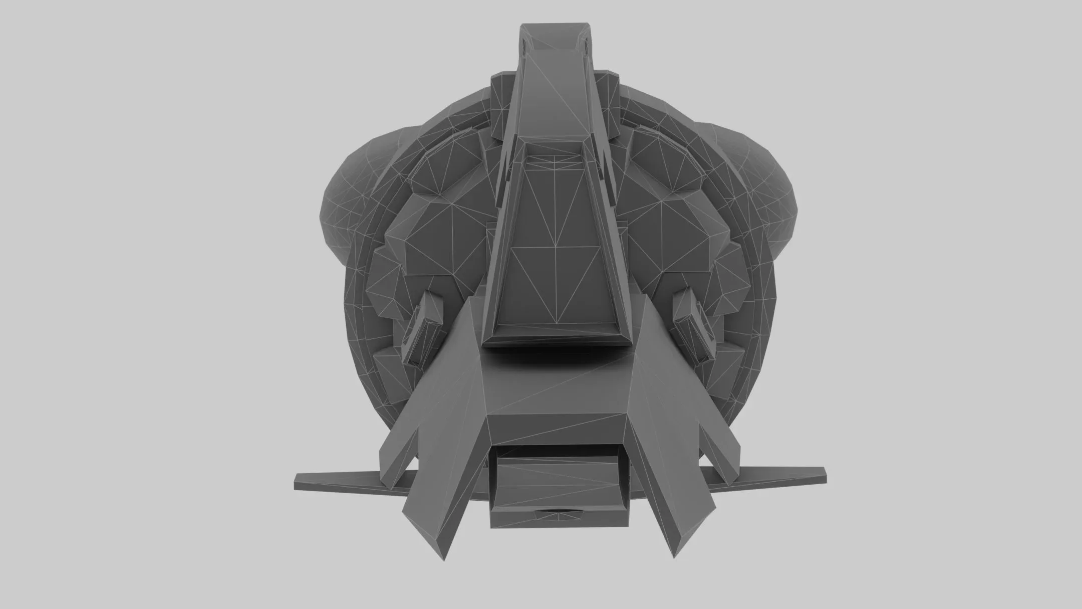 Gladius Spaceship Low-Poly