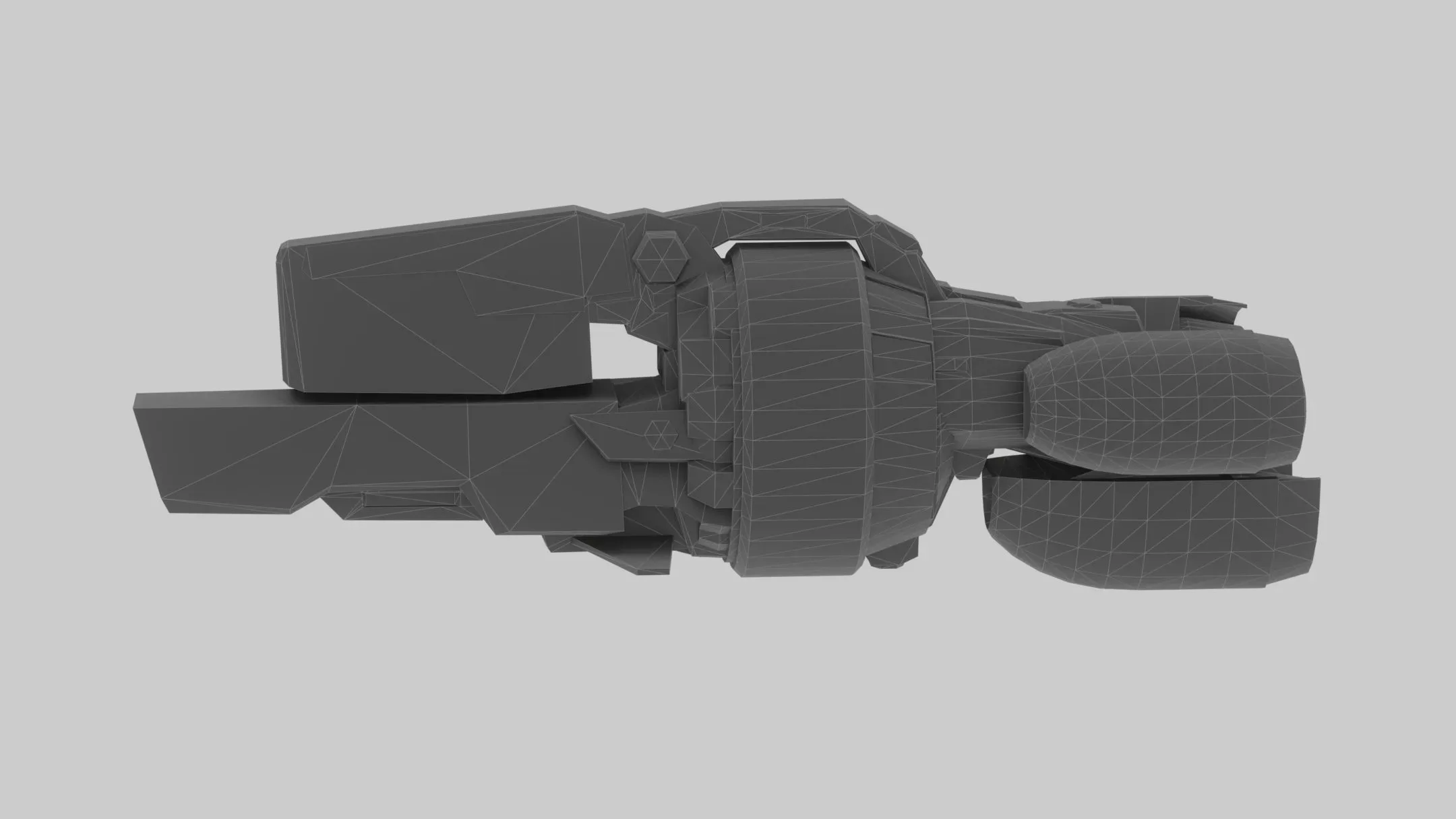 Gladius Spaceship Low-Poly