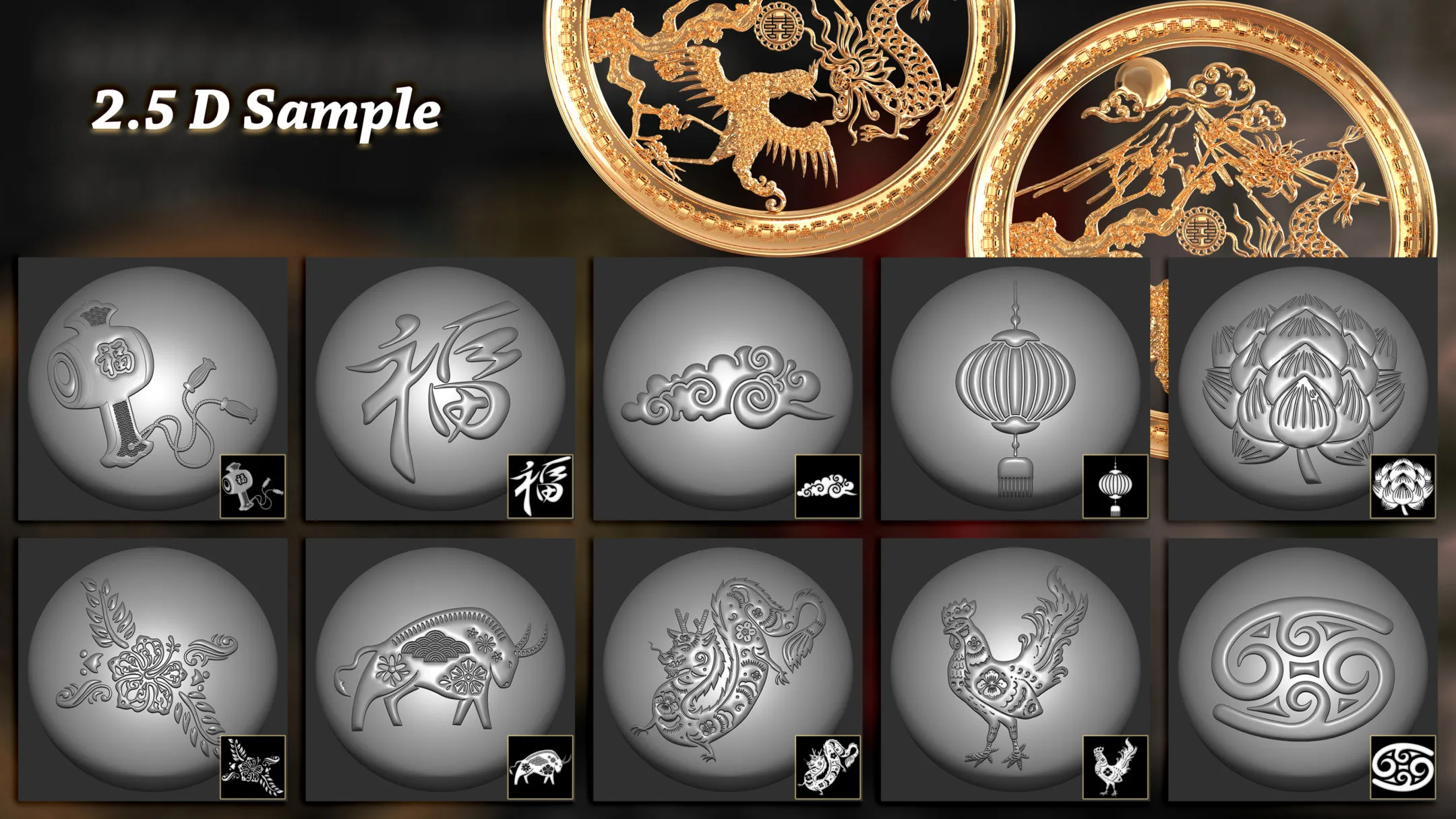 1300 asian element,symbol & pattern alpha