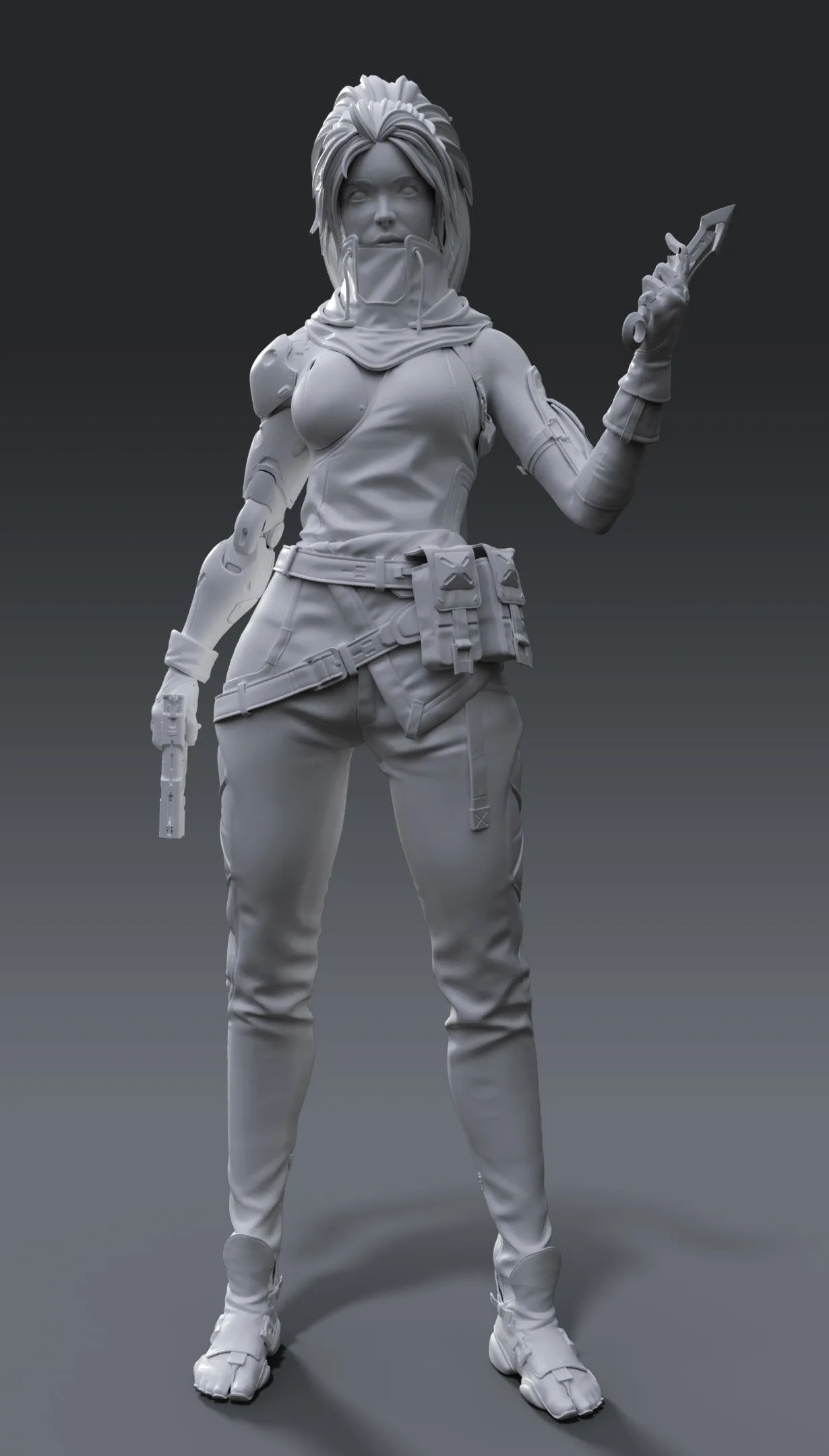 AAA Game Character Creation Course Part1 - High Poly