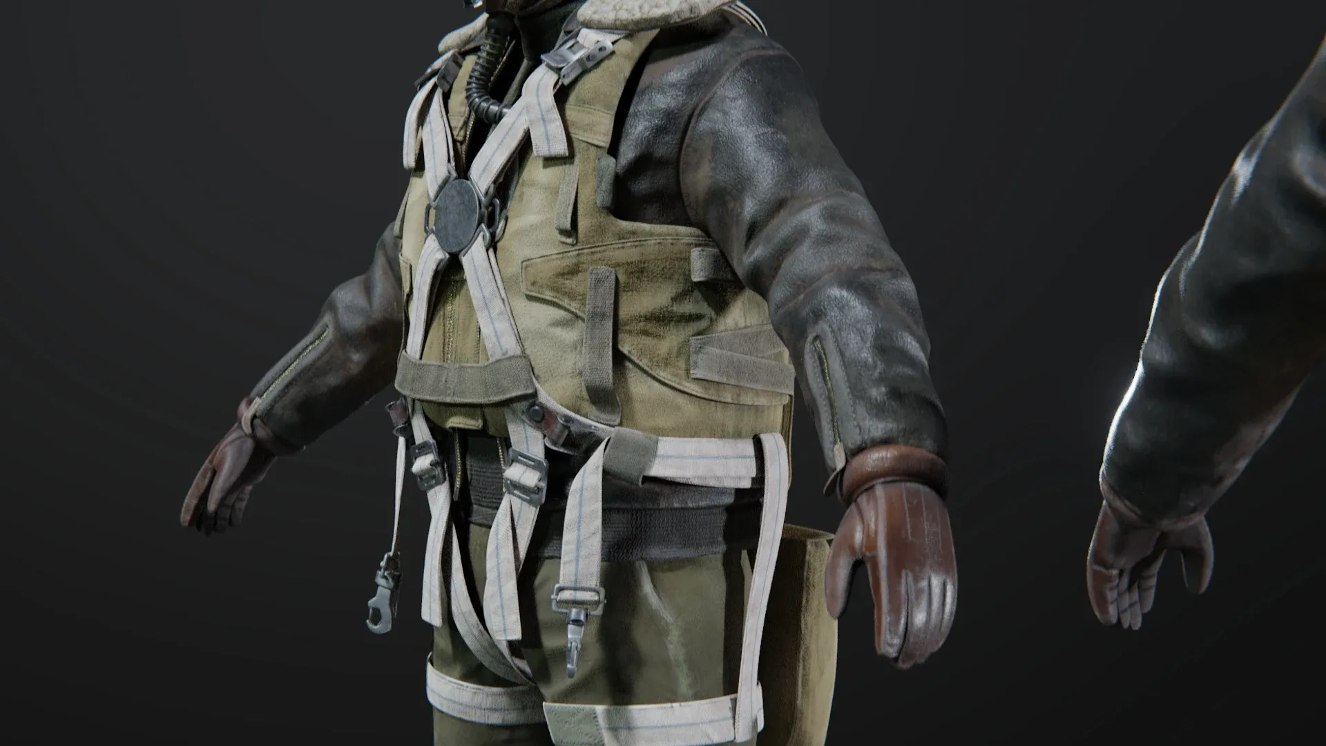 SOLDIER WWII USA Pilot Rigged