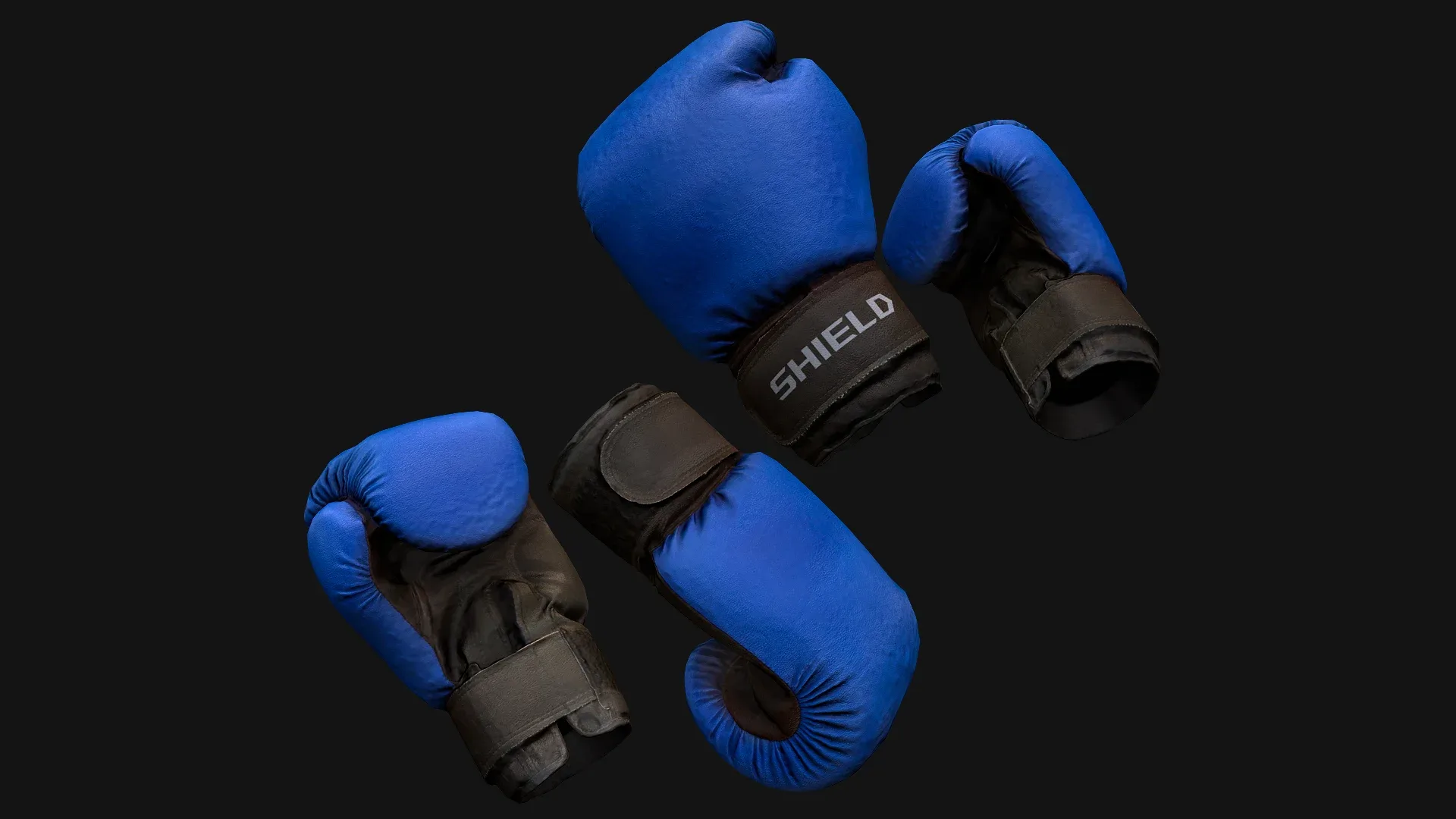 Boxing Gloves Blue