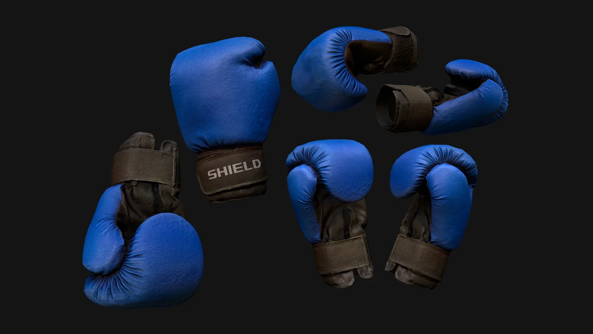 Boxing Gloves Blue