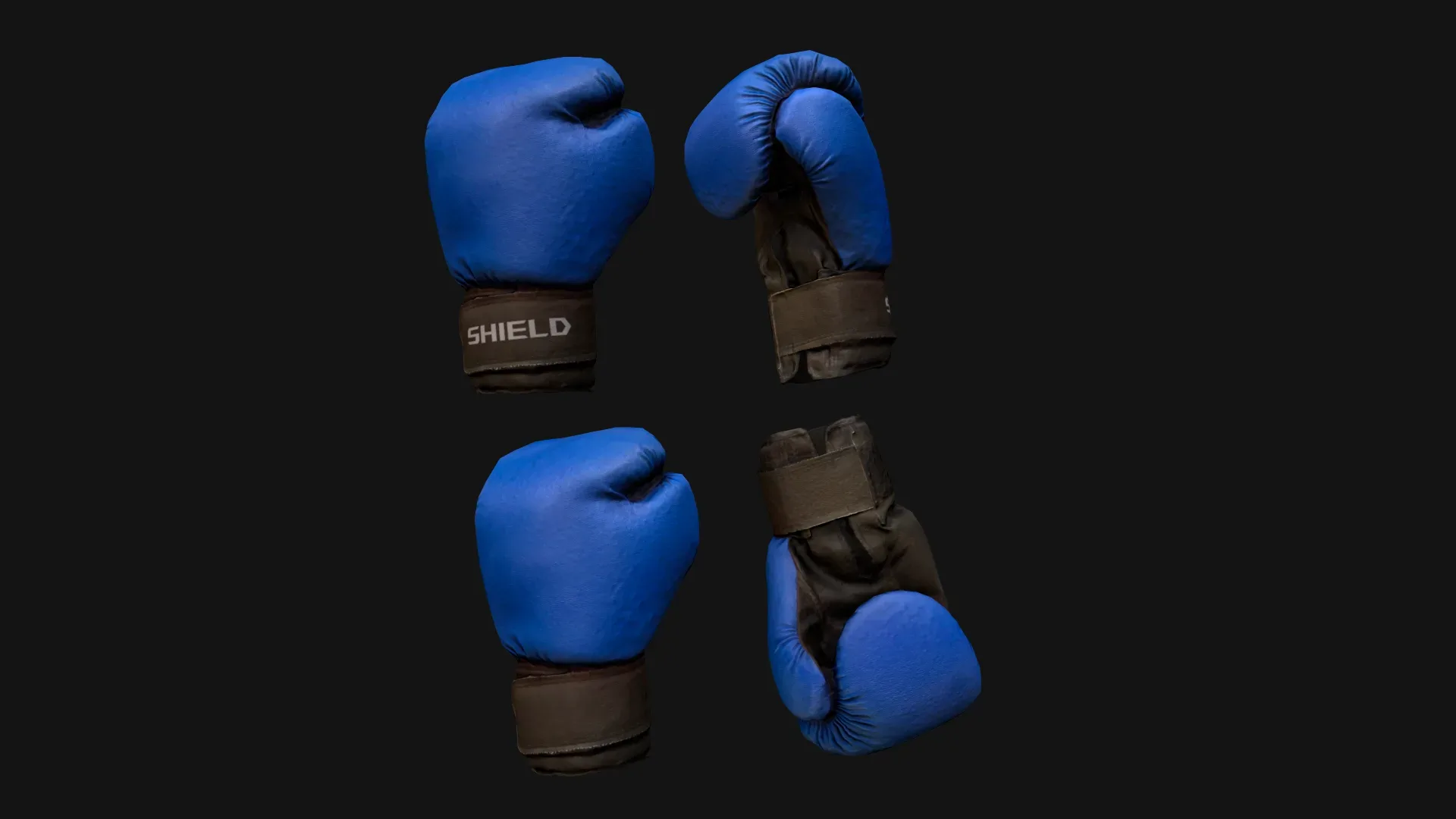 Boxing Gloves Blue