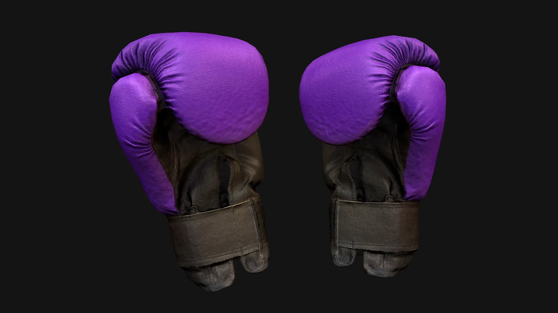 Boxing Gloves Purple Star