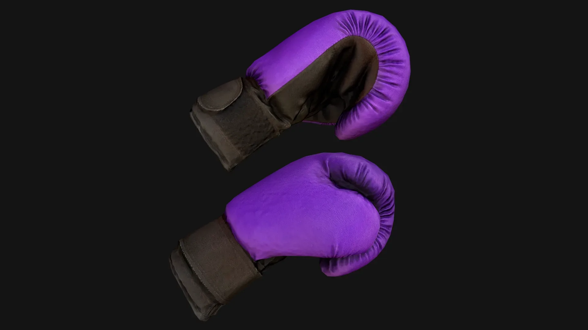 Boxing Gloves Purple Star