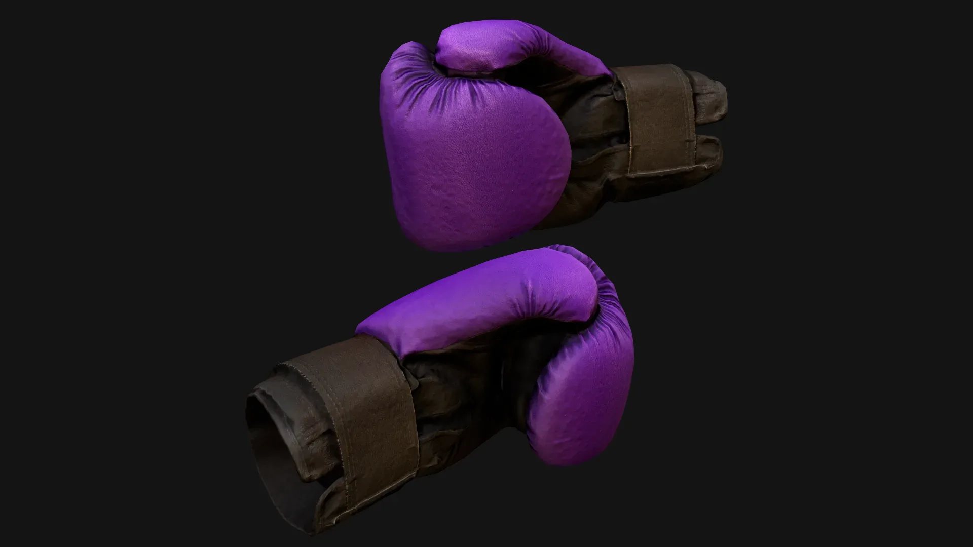 Boxing Gloves Purple Star