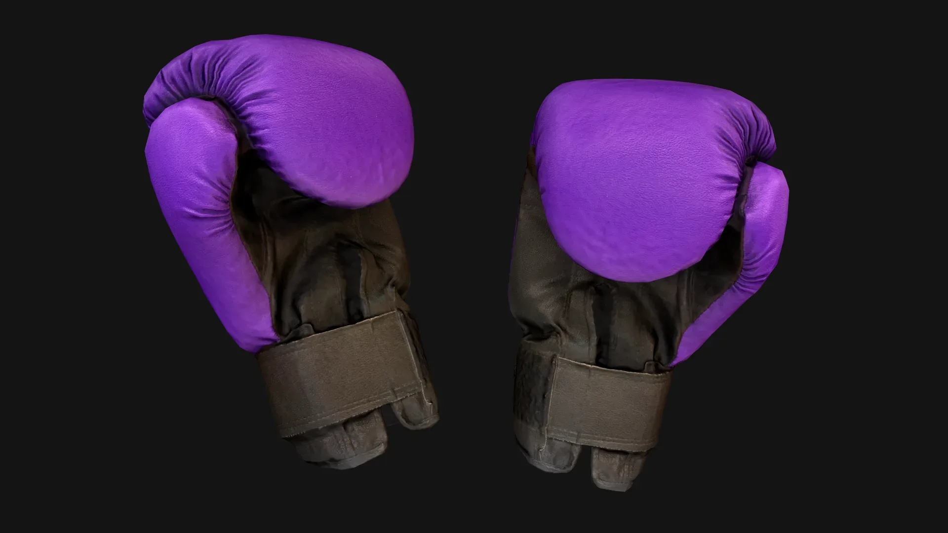 Boxing Gloves Purple Star