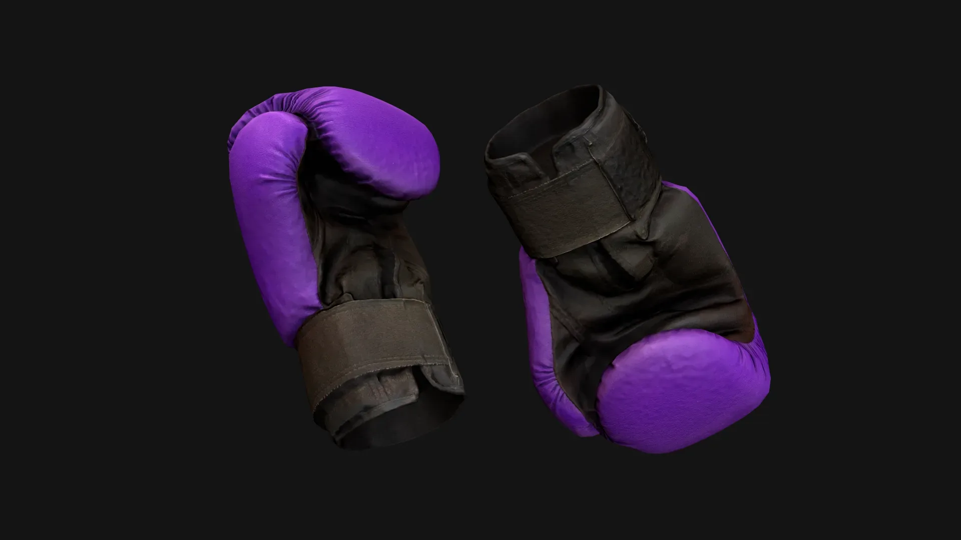 Boxing Gloves Purple Star