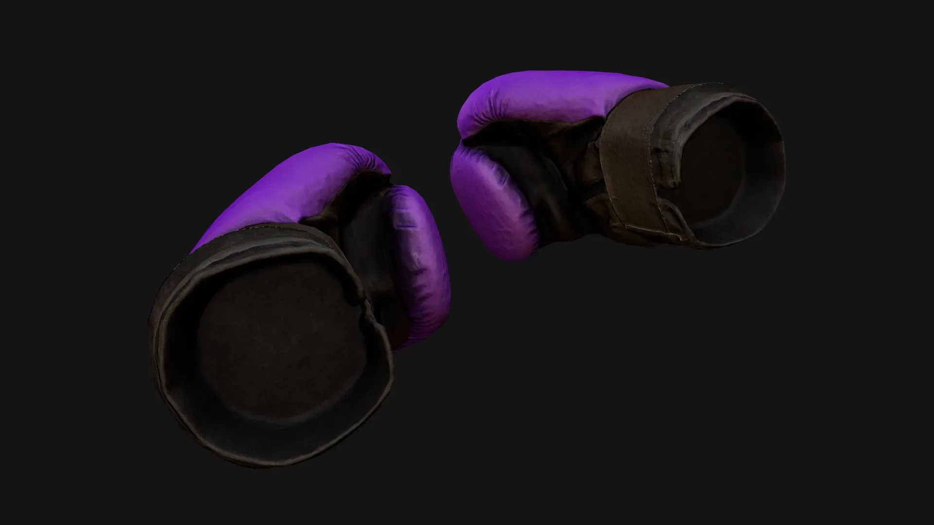 Boxing Gloves Purple Star