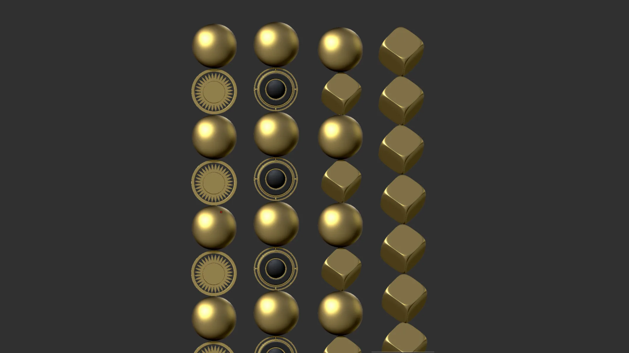 40 Jewels / Ornament Brush - Imm Curve for Zbrush