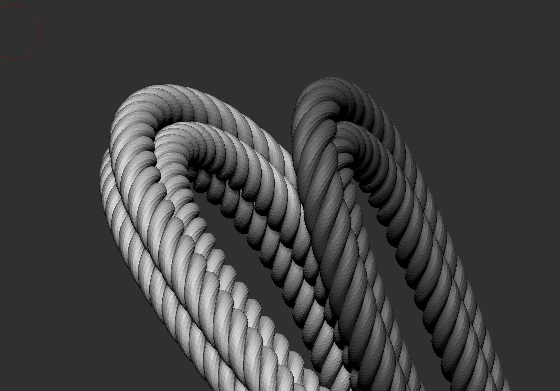 15 IMM Rope Brush for Zbrush