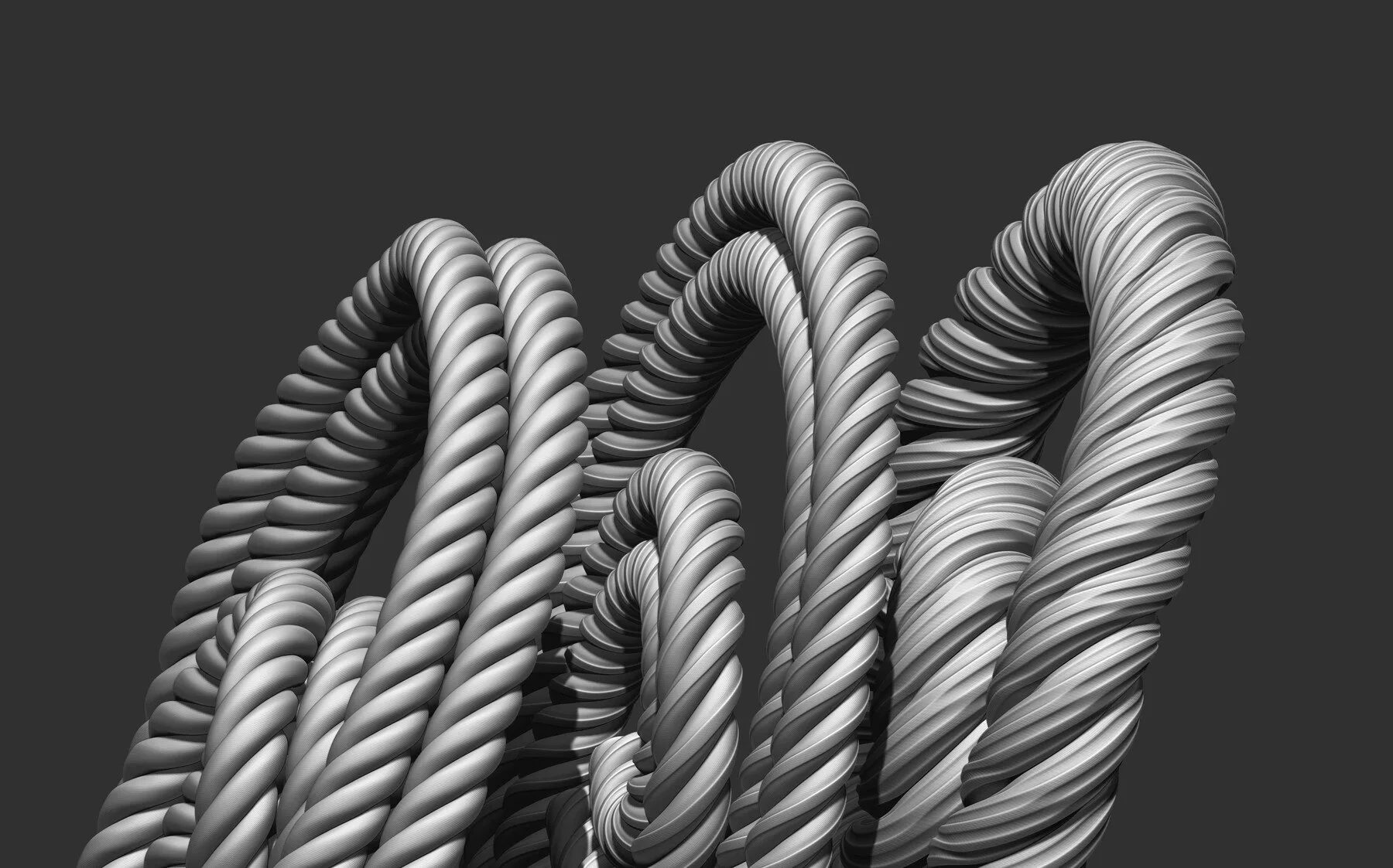 15 IMM Rope Brush for Zbrush