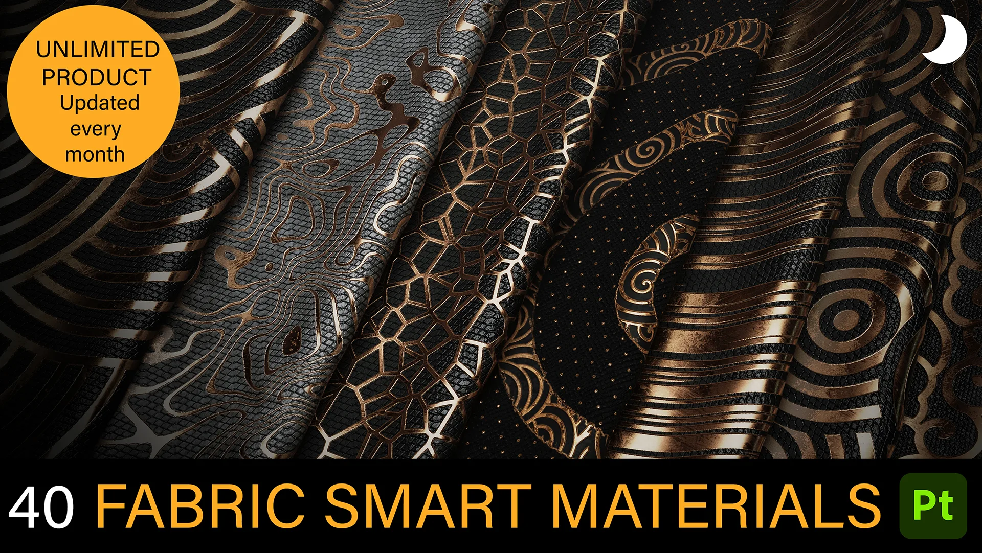 40 Fabric Smart Materials - Substance 3D Painter