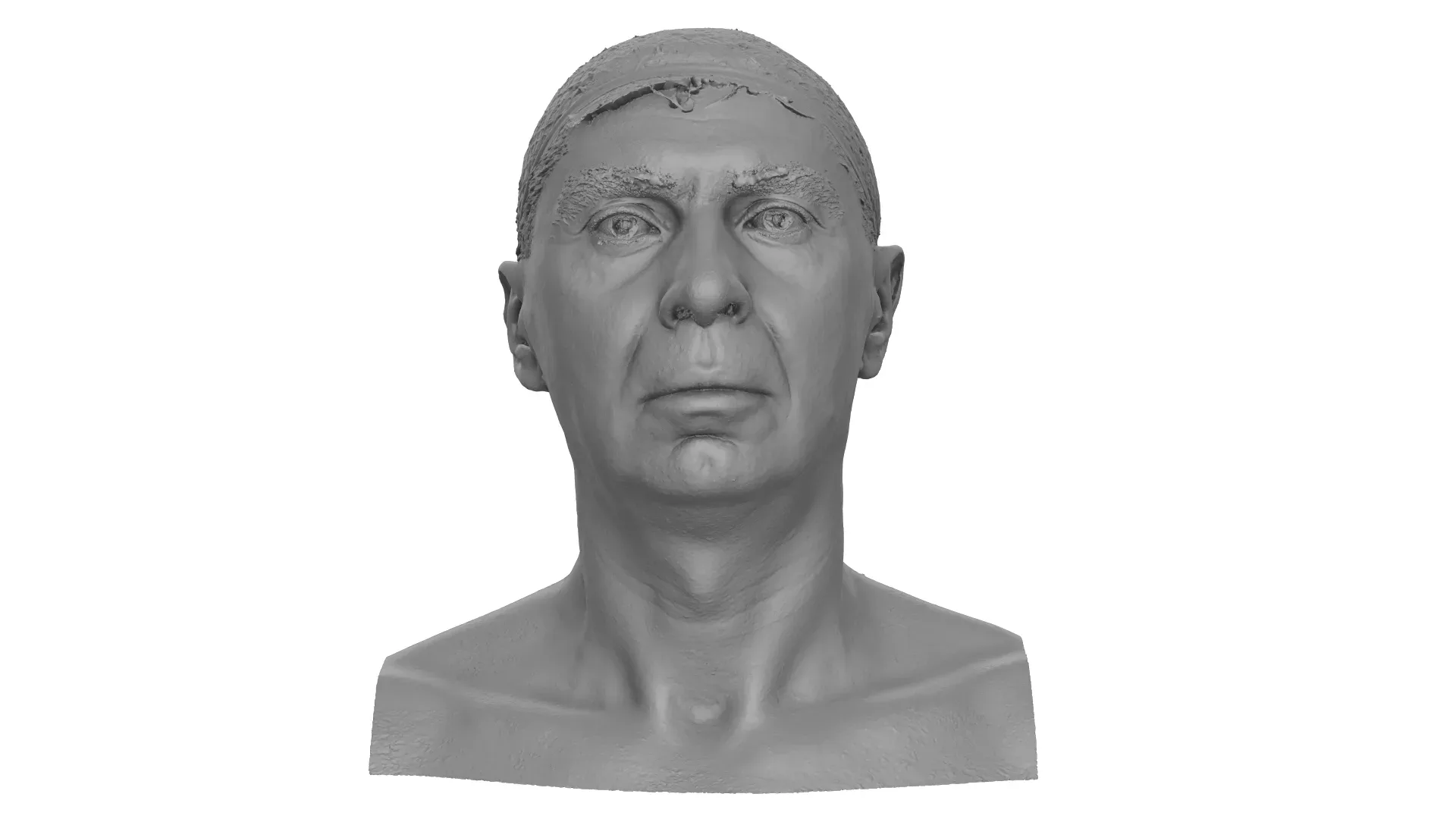 Raw Head Scan | 3D Model Giovanni Nuevo